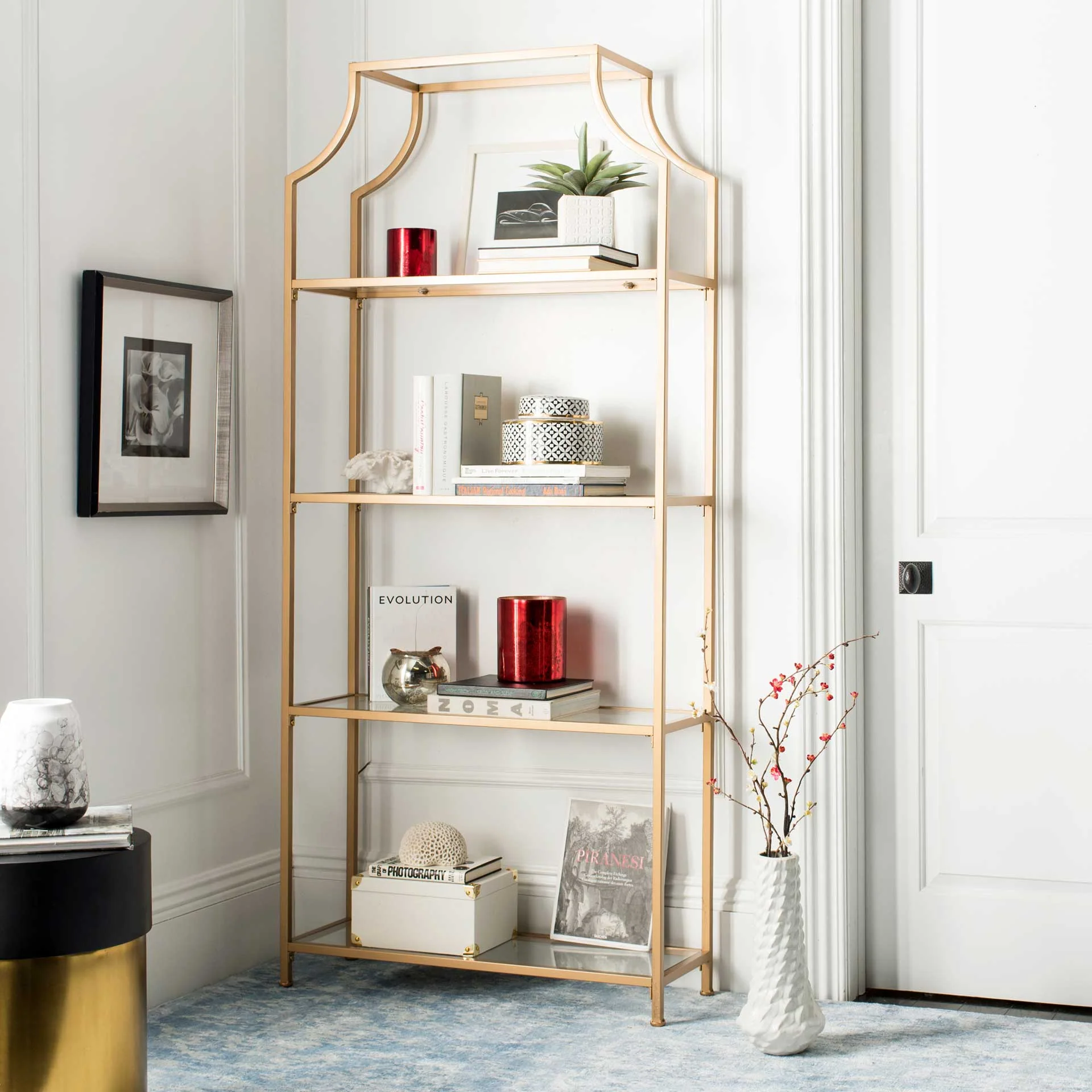Sloane 4 Tier Etagere Gold - Image 7