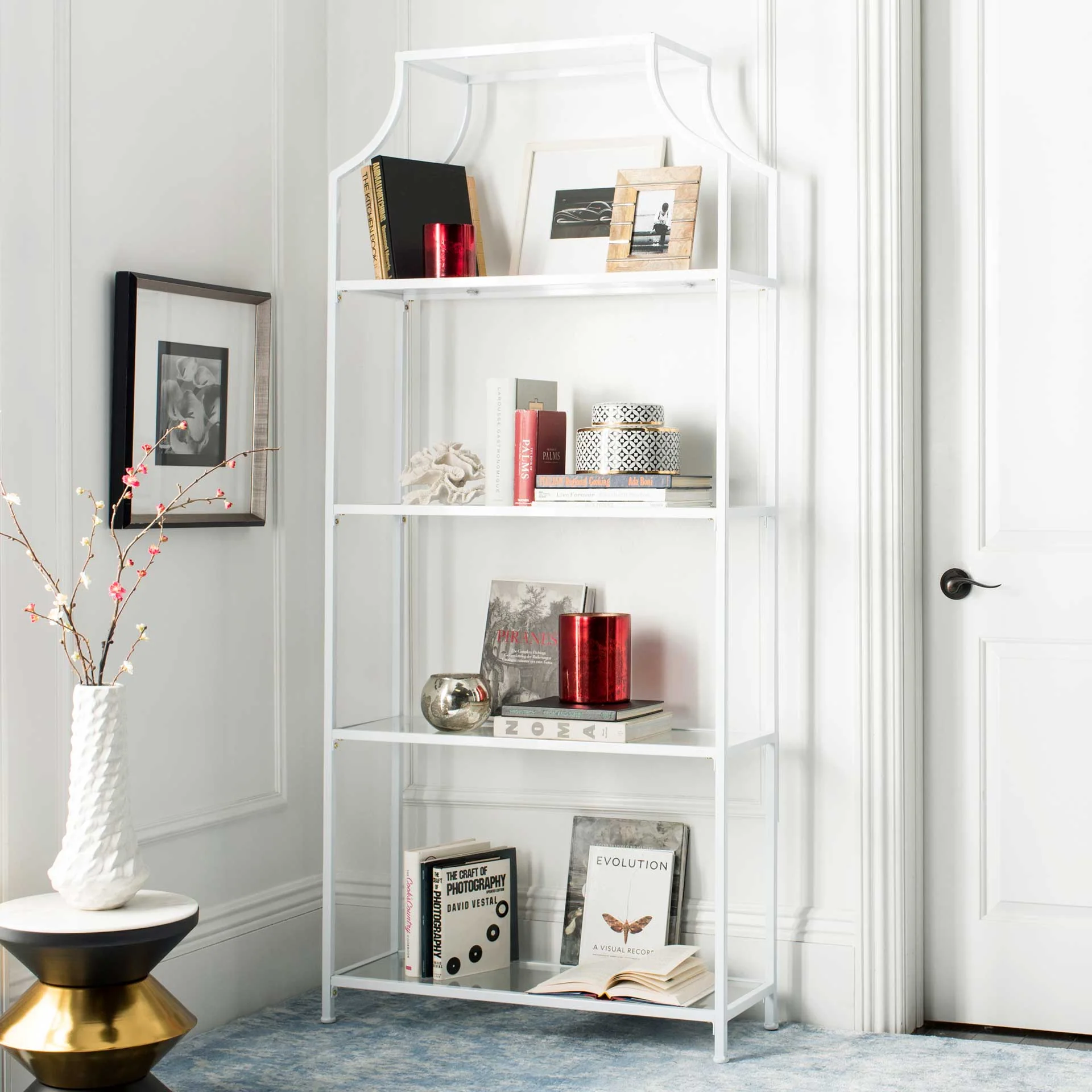 Sloane 4 Tier Etagere White - Image 7