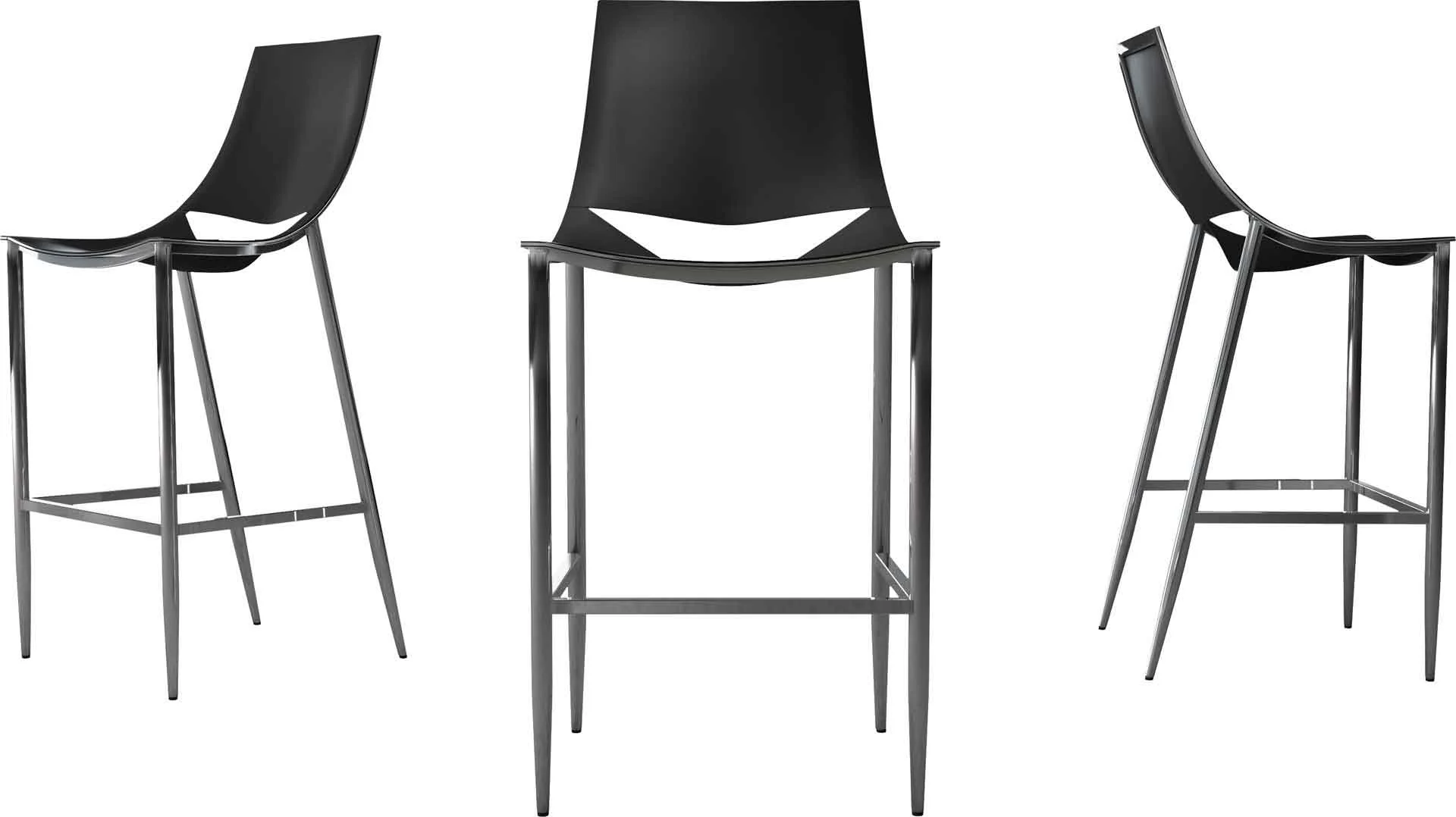 Sloane Bar Stool Black - Image 2