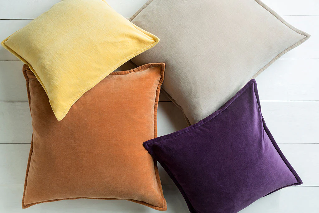 Smooth Velvet Gray Pillow - Image 2