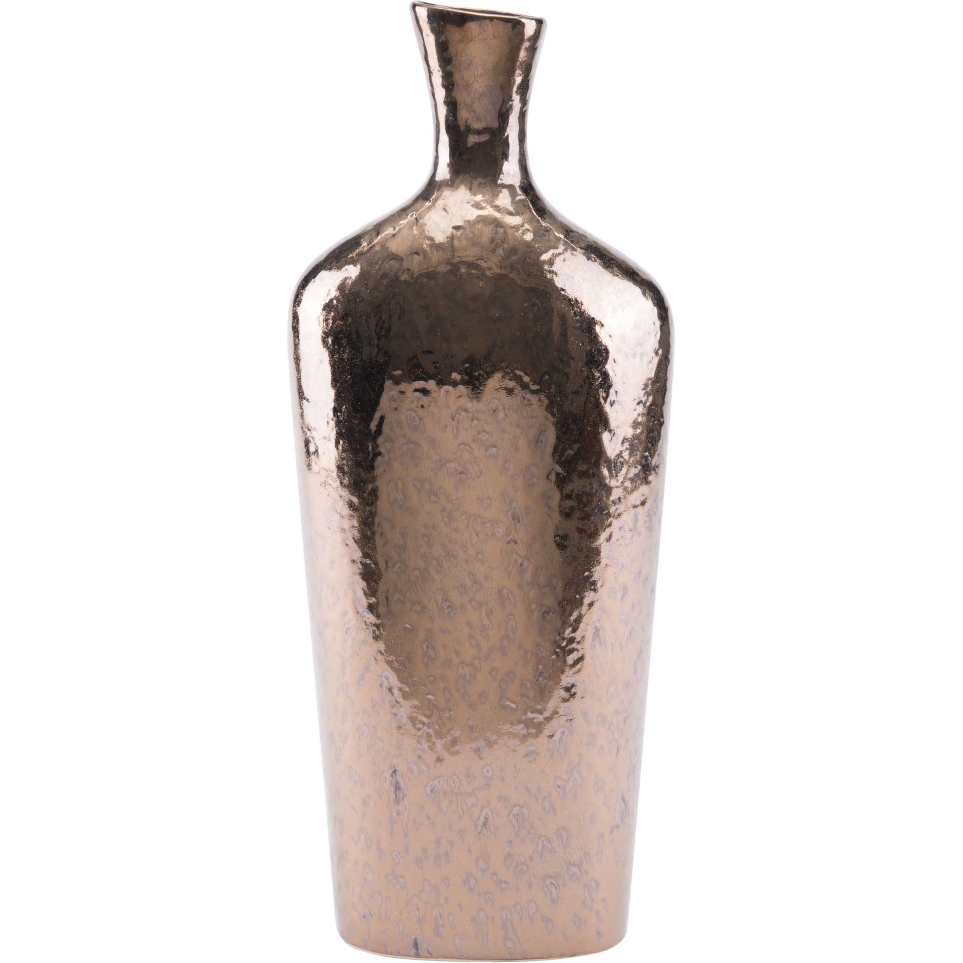 Soft Hammered Vase Bronze - Image 3