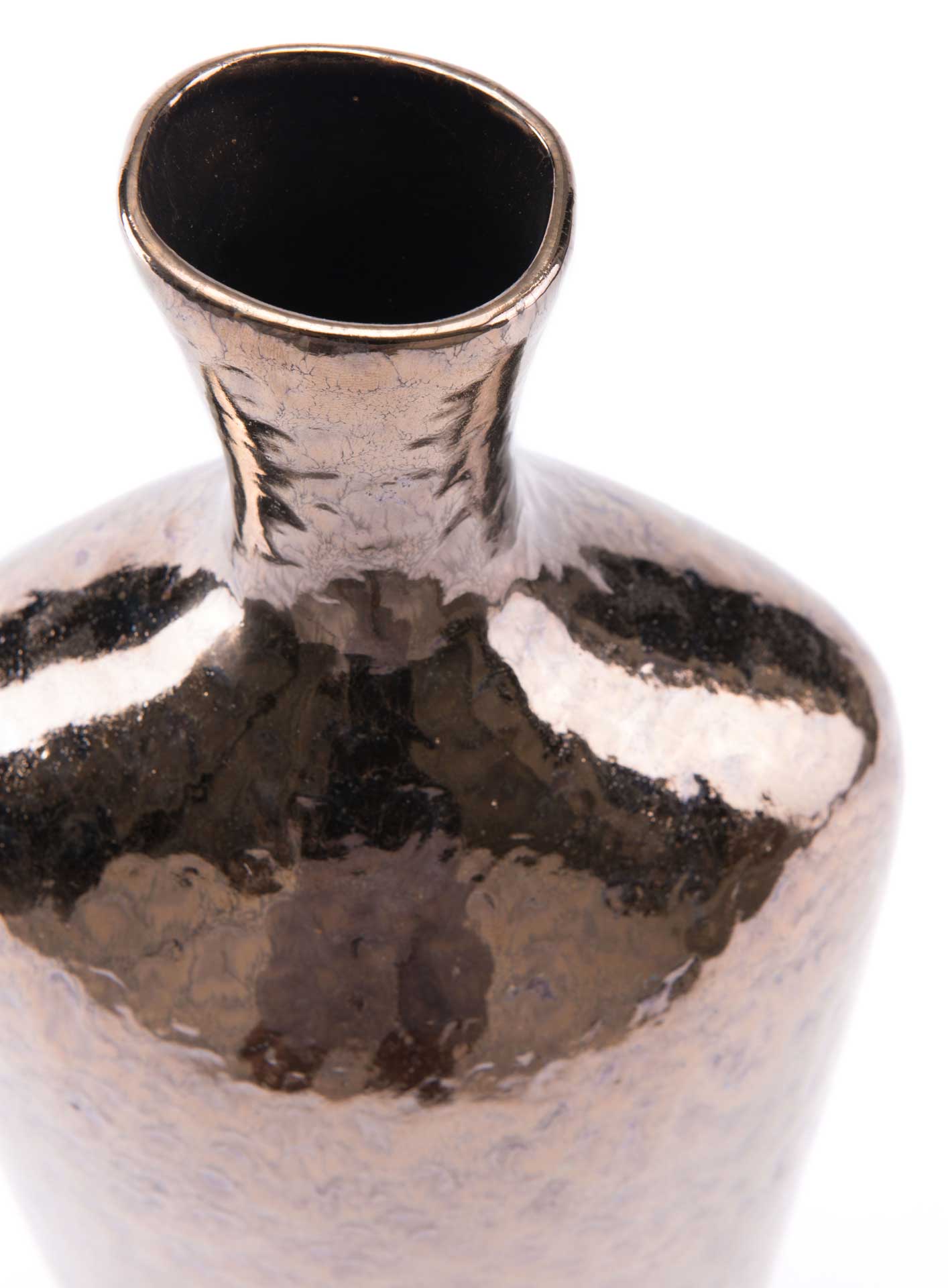 Soft Hammered Vase Bronze - Image 5