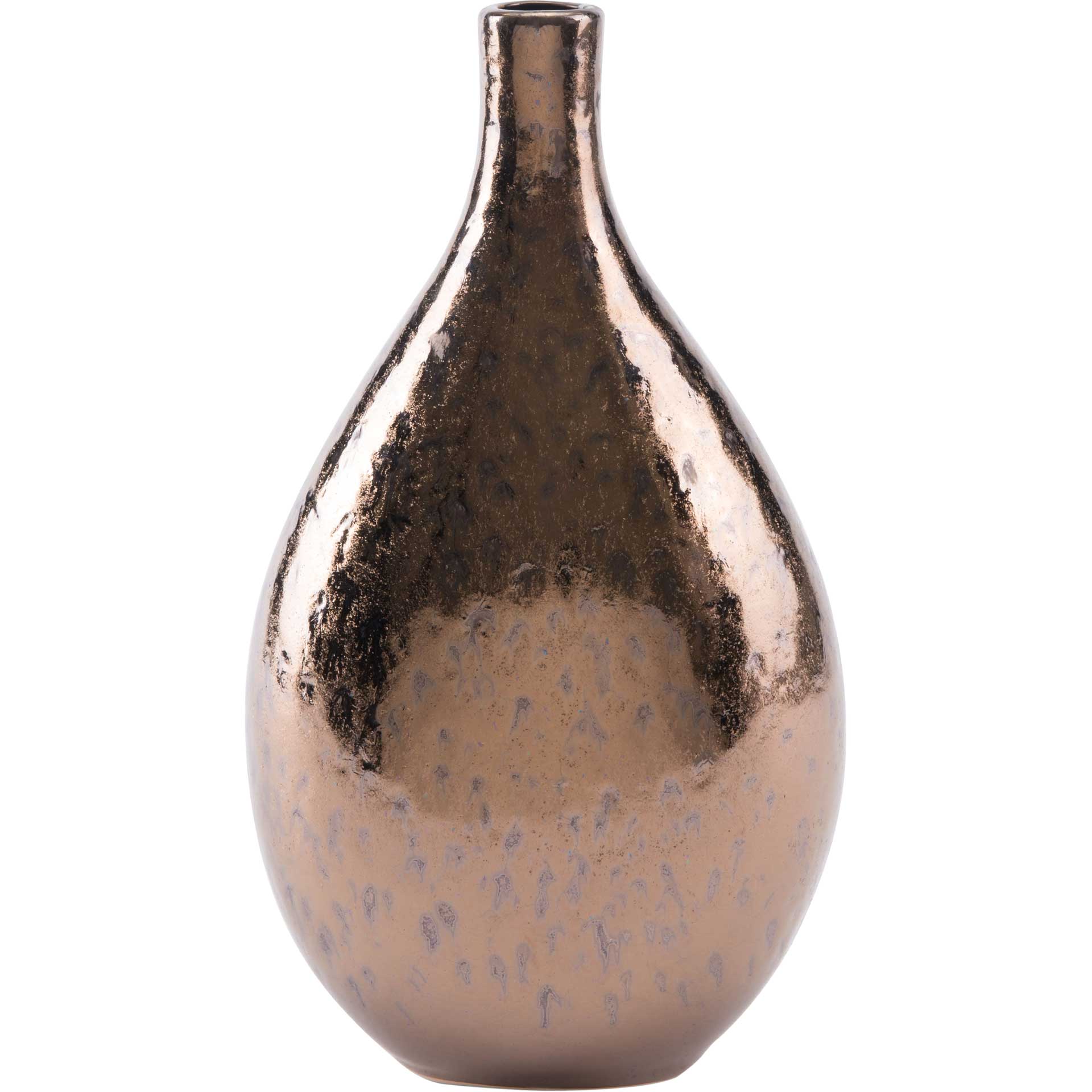 Soft Hammered Vase Bronze - Image 9