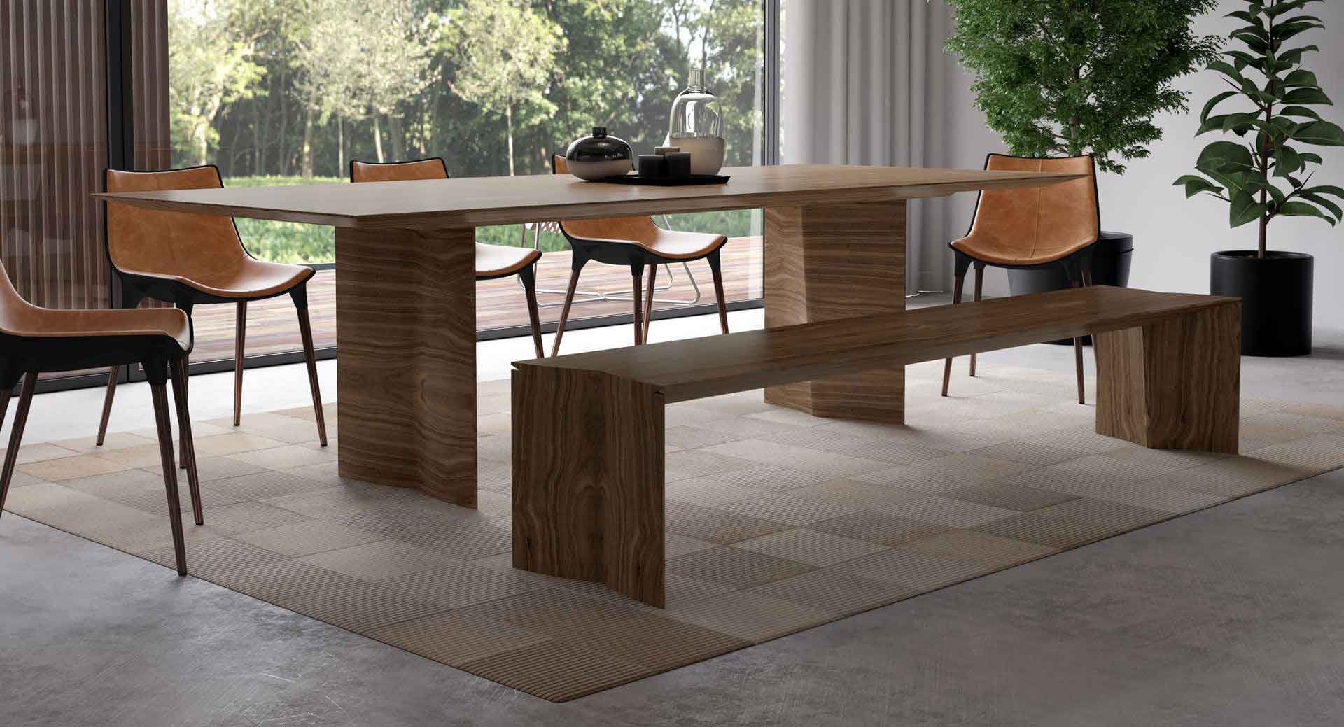 Soho Dining Table Walnut - Image 4
