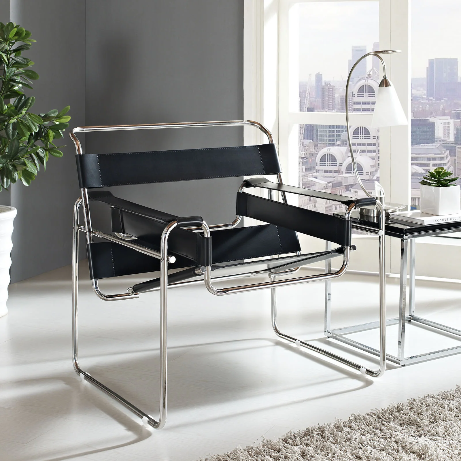 Solomon Lounge Chair Black - Image 4