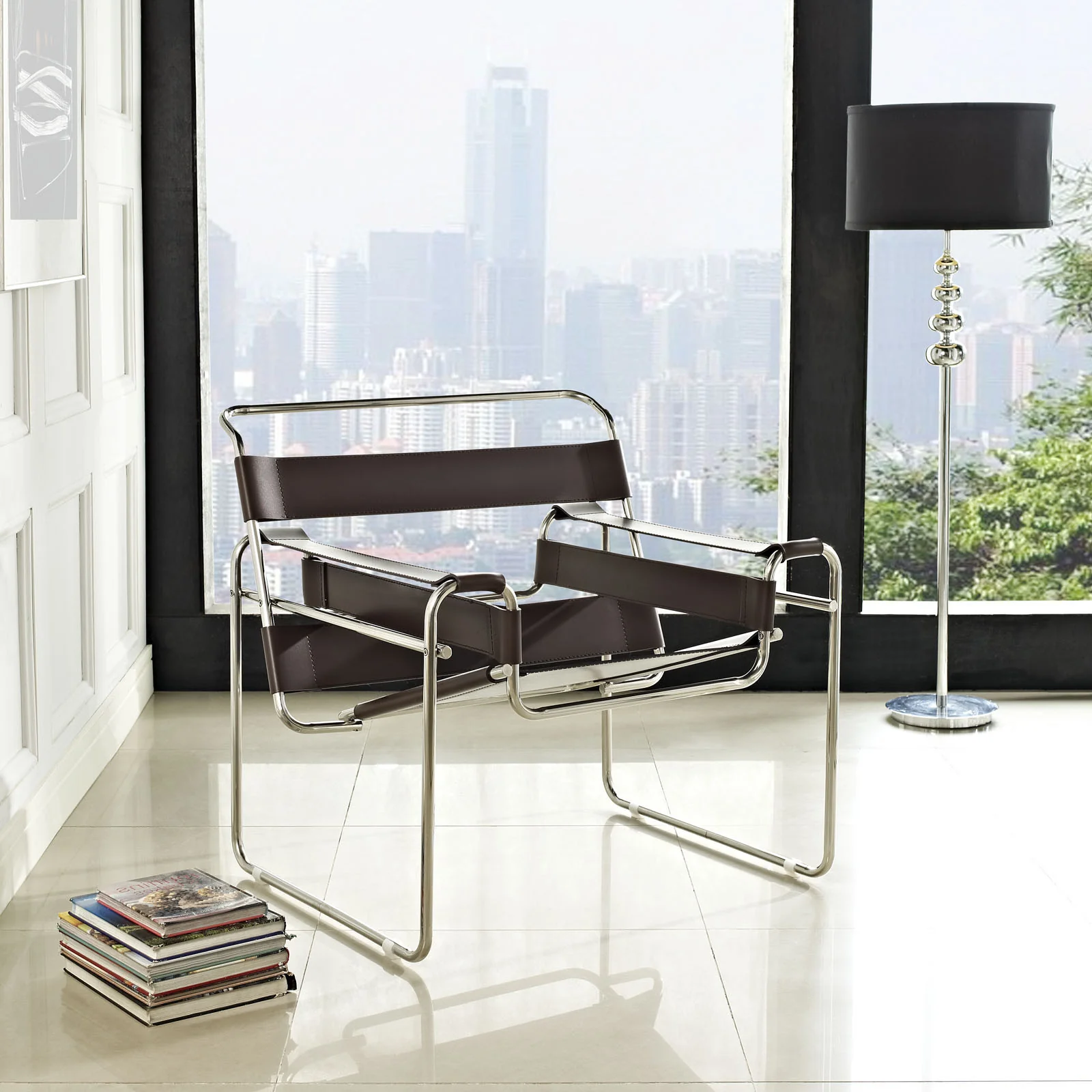 Solomon Lounge Chair Brown - Image 4