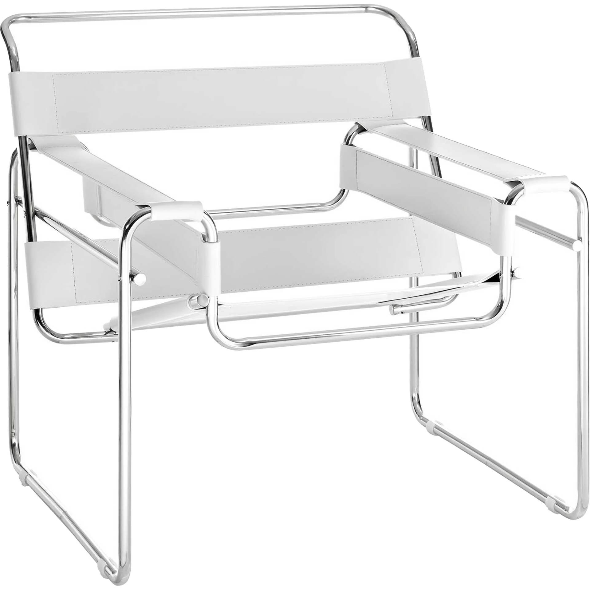 Solomon Lounge Chair White - Image 2