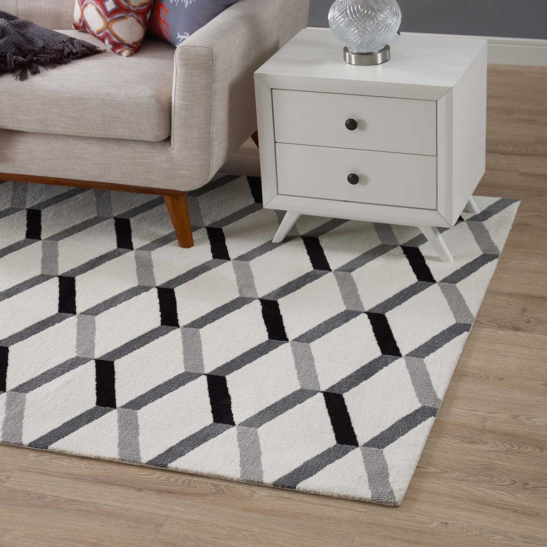 Somerville Area Rug Black/White - Image 6