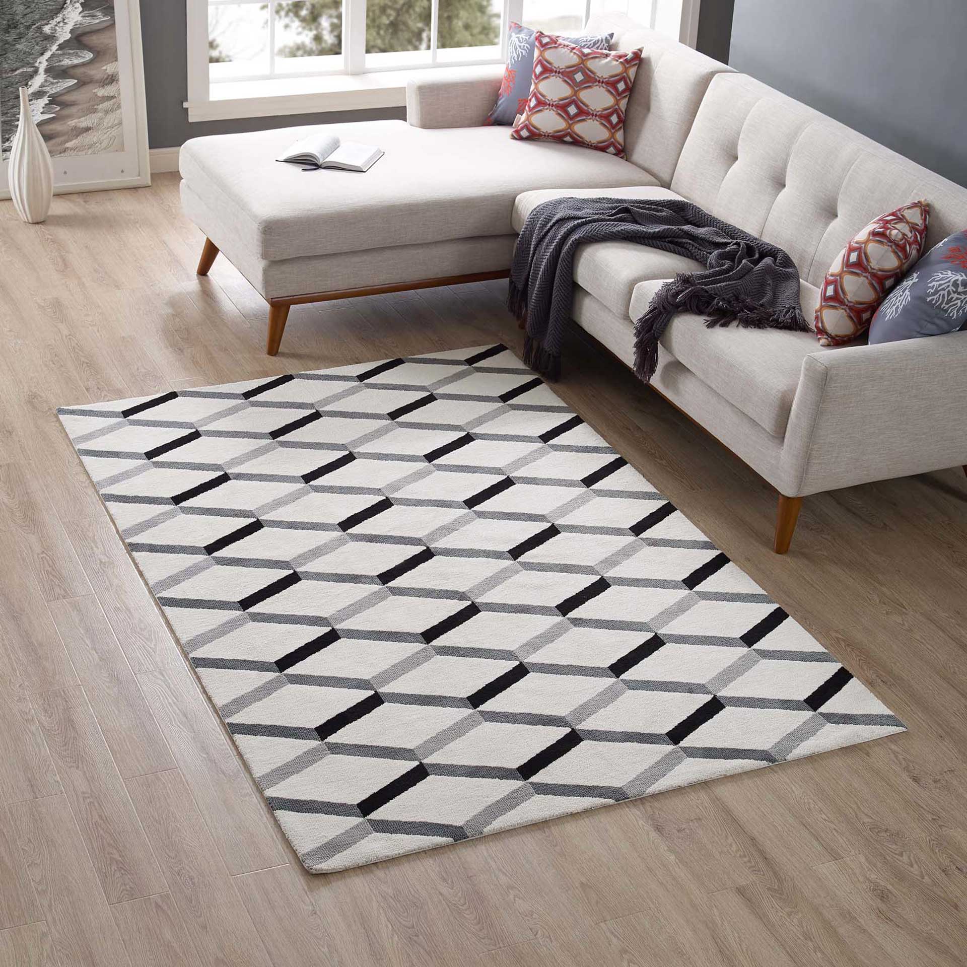 Somerville Area Rug Black/White - Image 7
