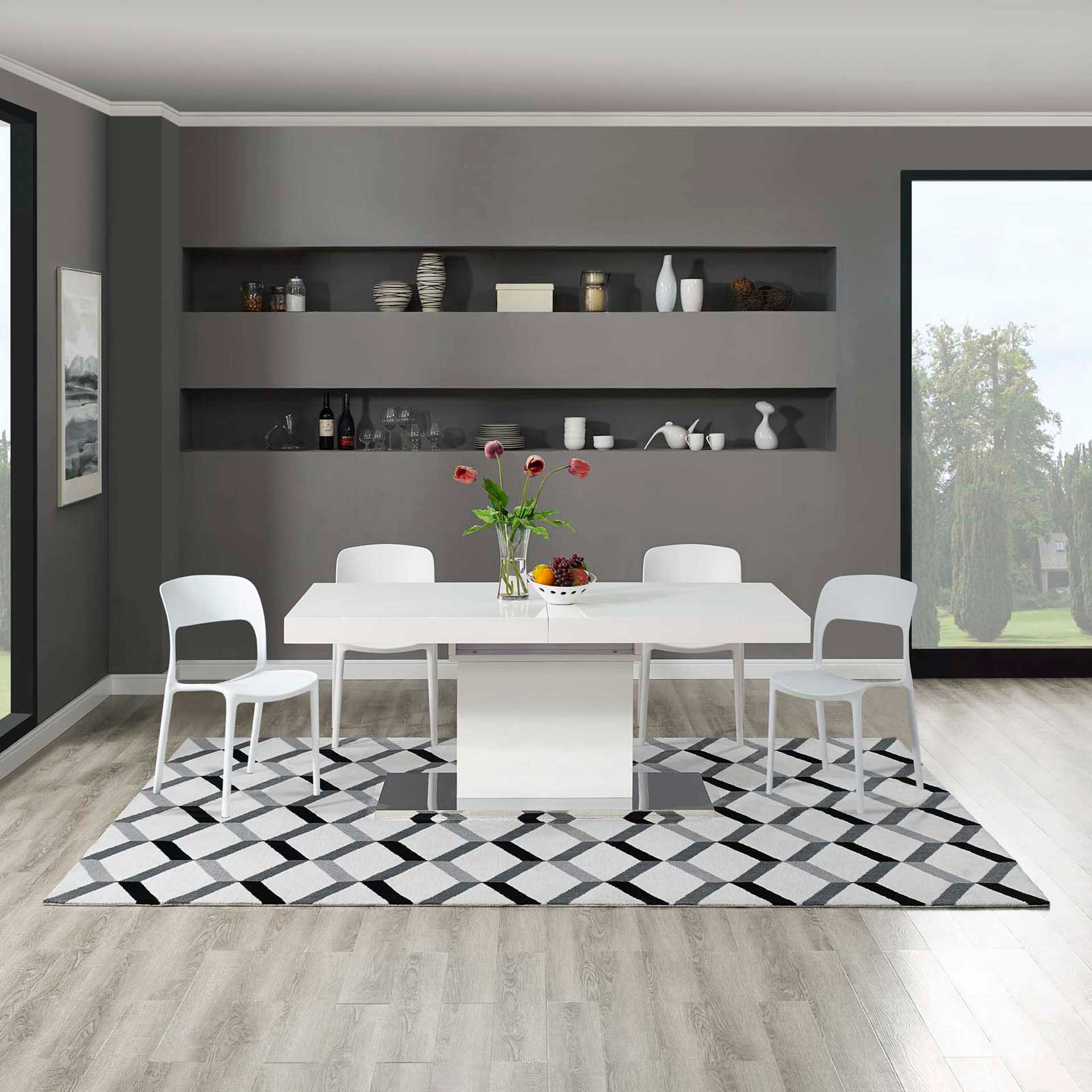 Somerville Area Rug Black/White - Image 8
