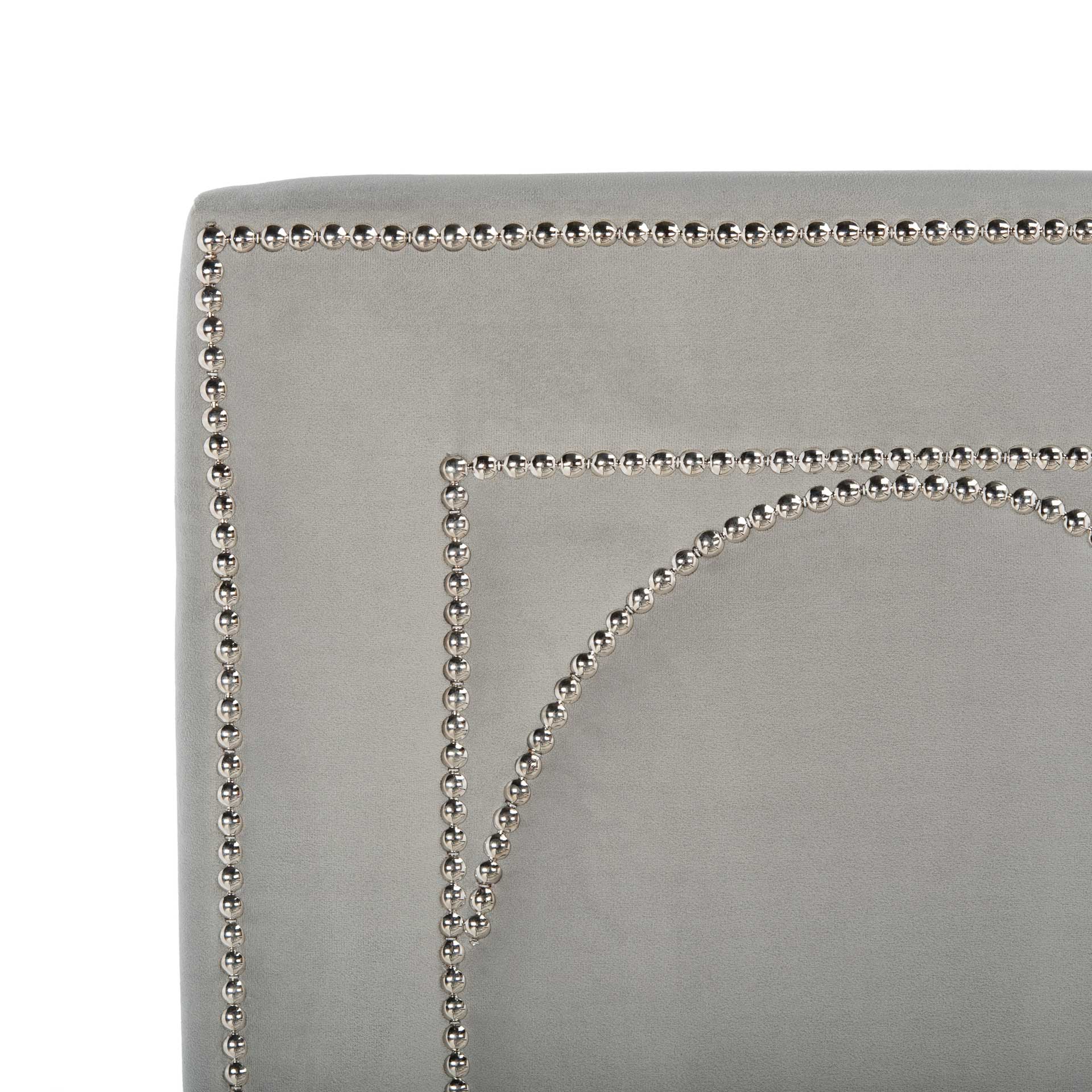 Sonali Velvet Bed Pewter - Image 4