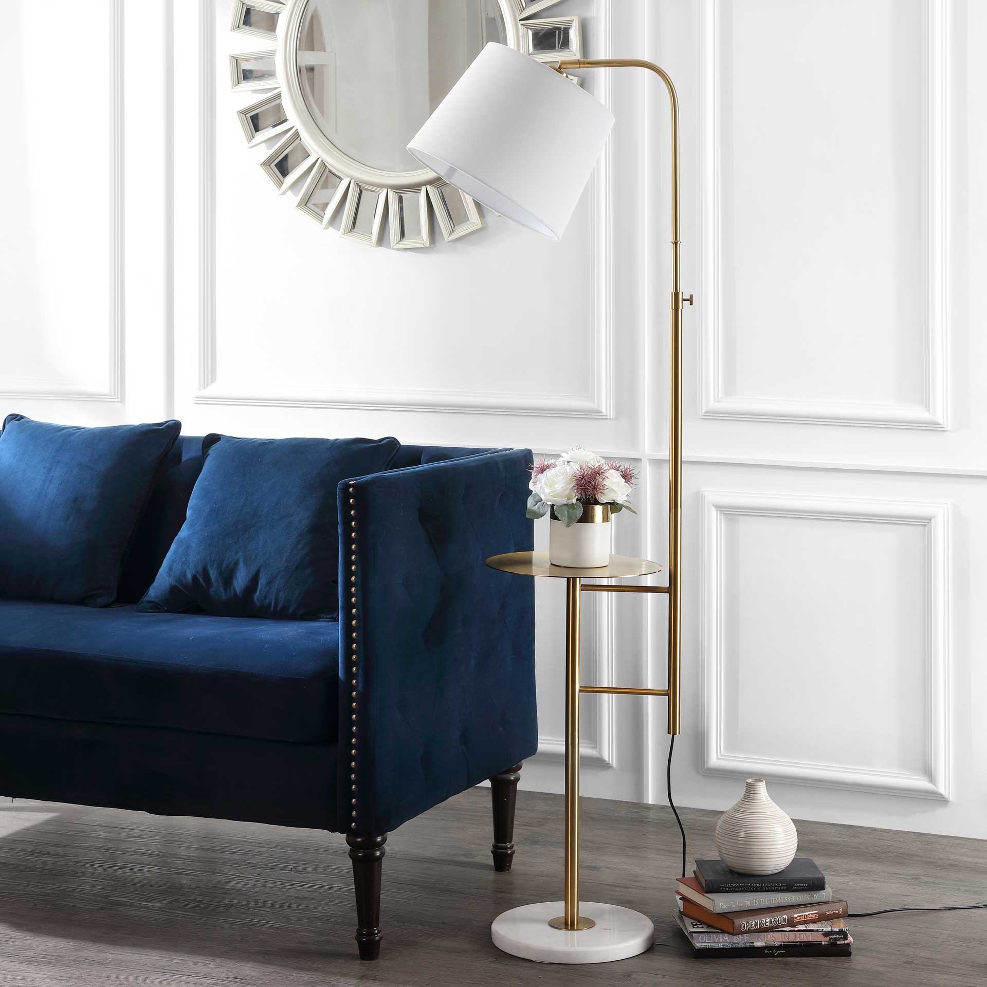 Sonam Floor Lamp Brass Gold - Image 3