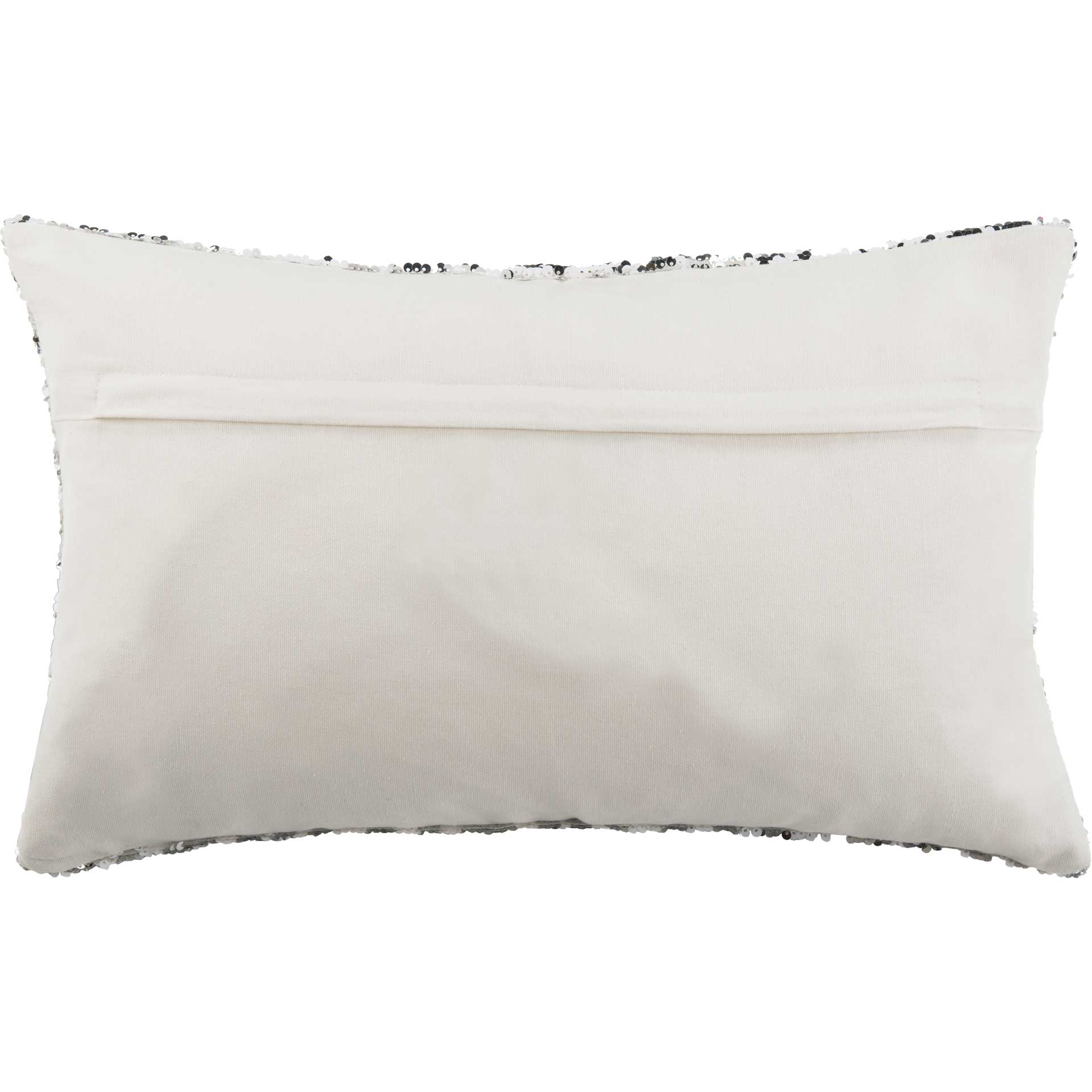 Sonder Sequin Pillow White/Silver - Image 4