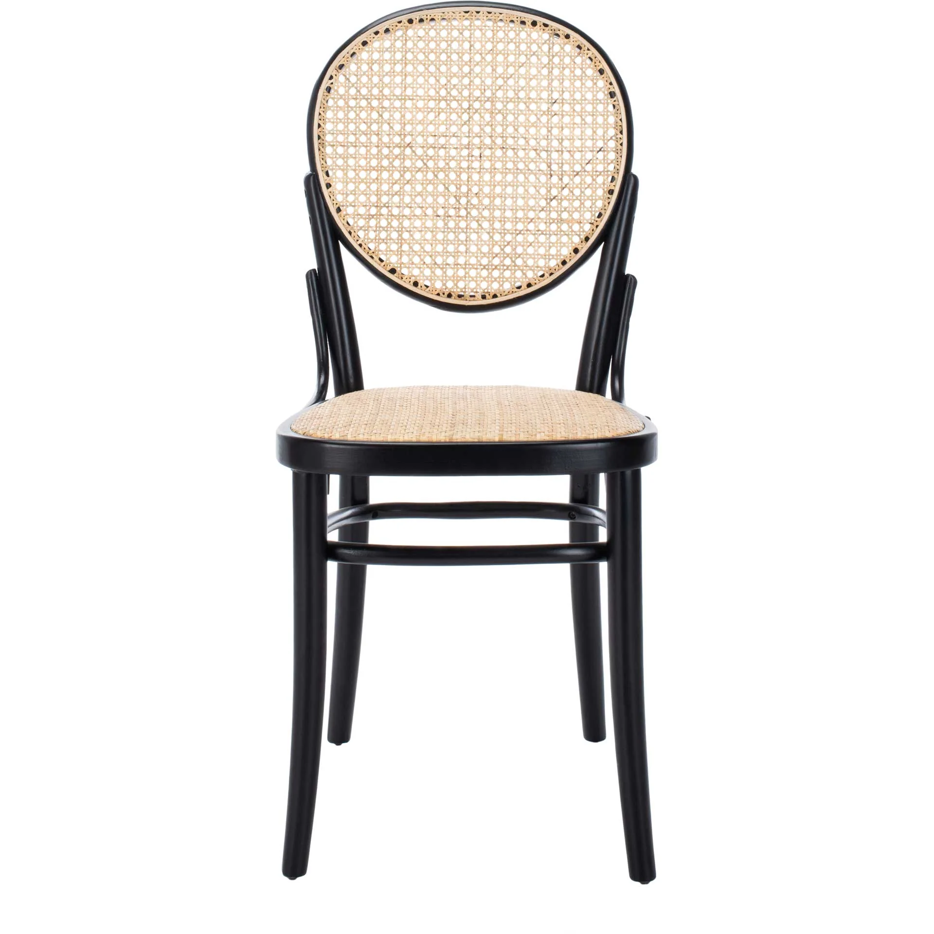 Sonia Cane Dining Chair Black/Natural (Set of 2) - Image 3