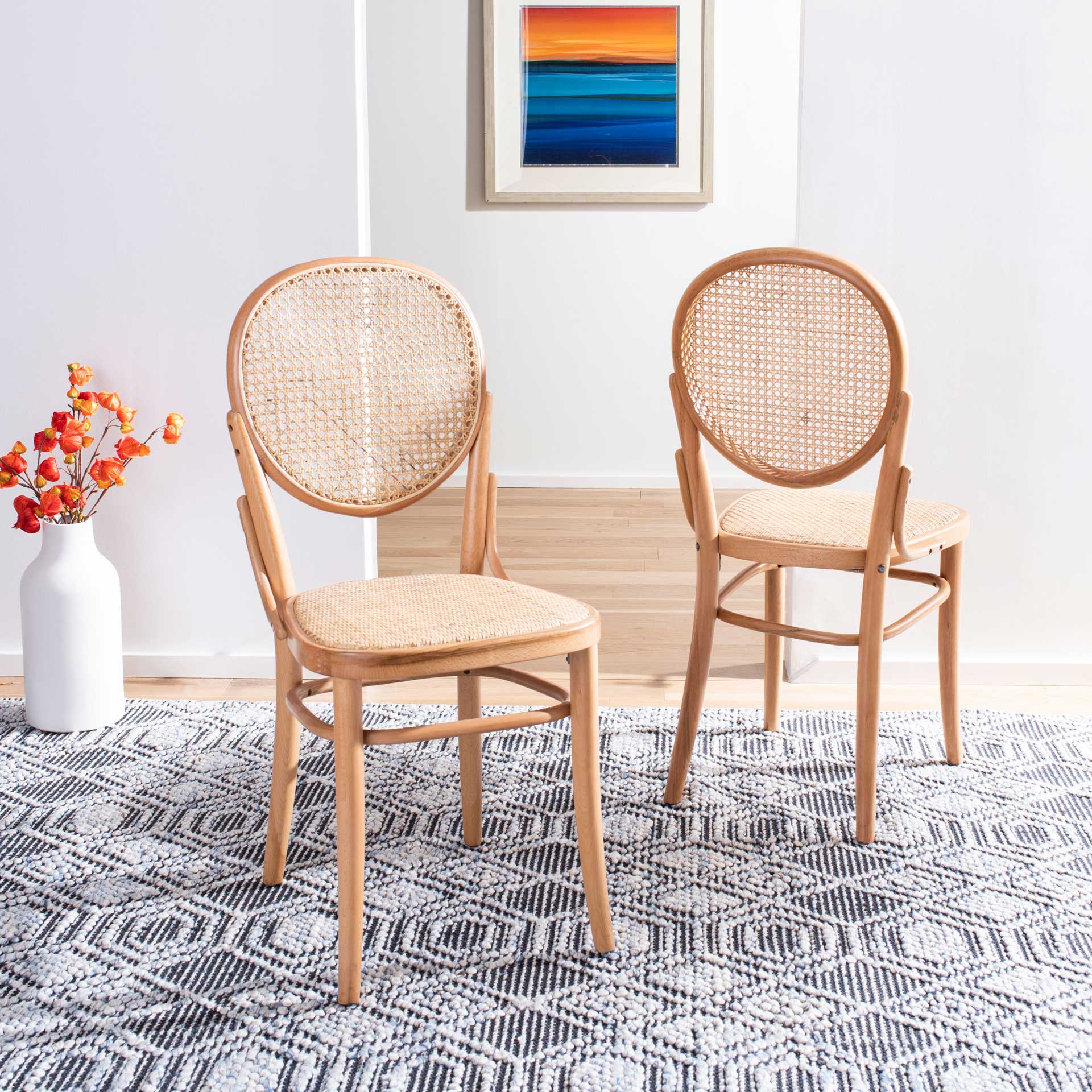 Sonia Cane Dining Chair Natural (Set of 2) - Image 7