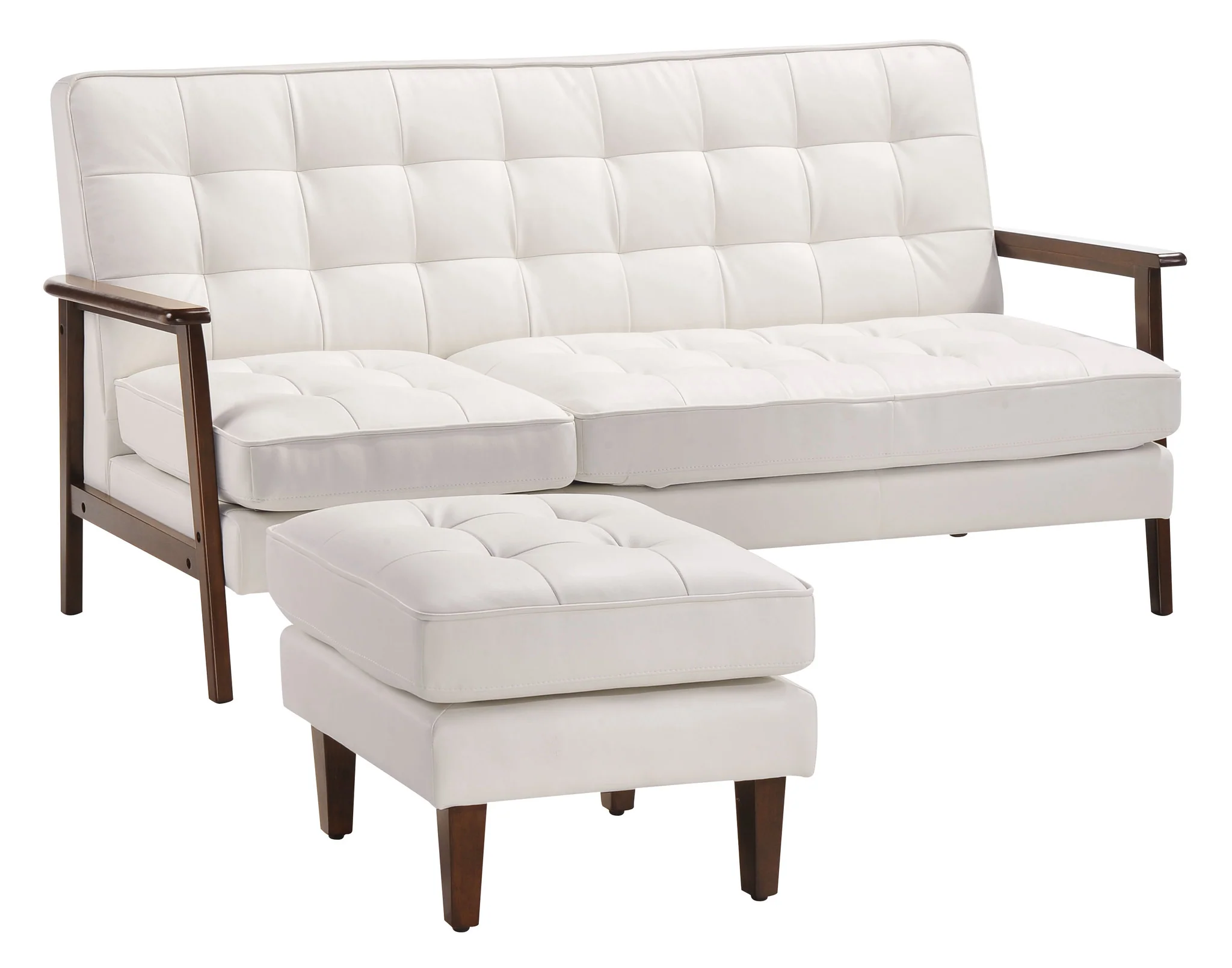 Sonoma Flat Flex Sectional White - Image 4