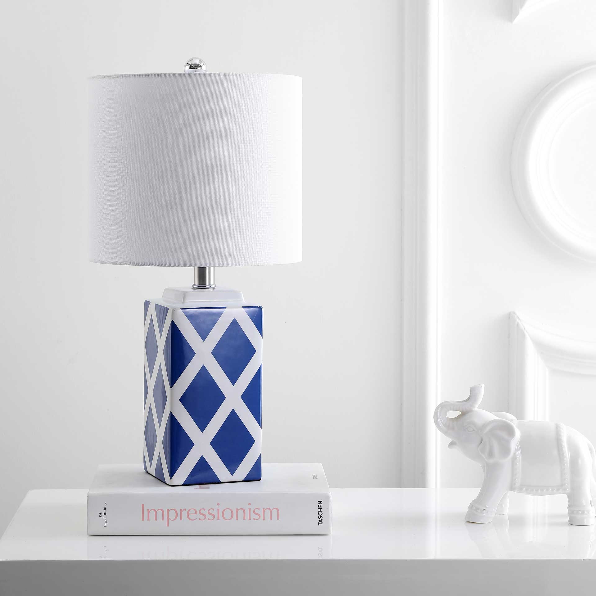 Sophia Table Lamp White/Blue - Image 3