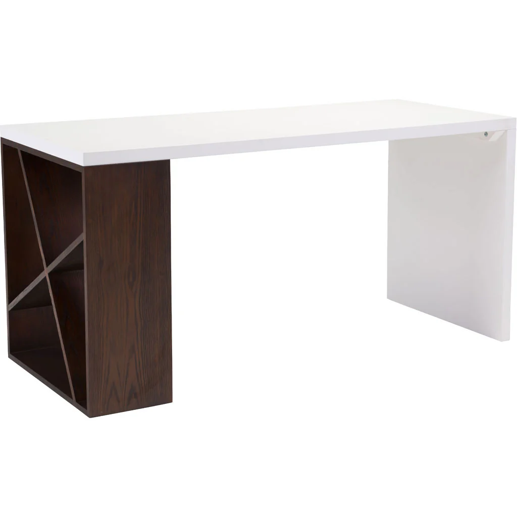 Sorel Desk Espresso & White - Image 5