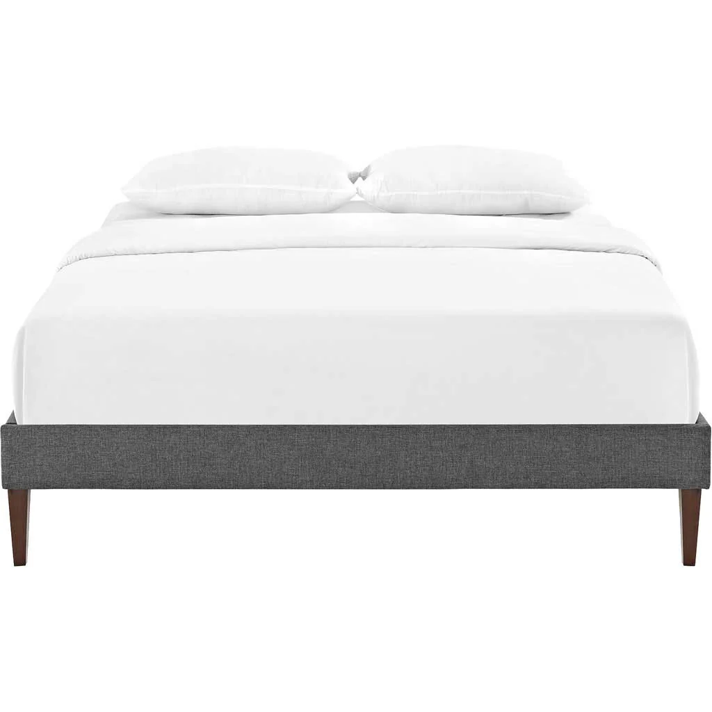 Soren Fabric Bed Gray - Image 3