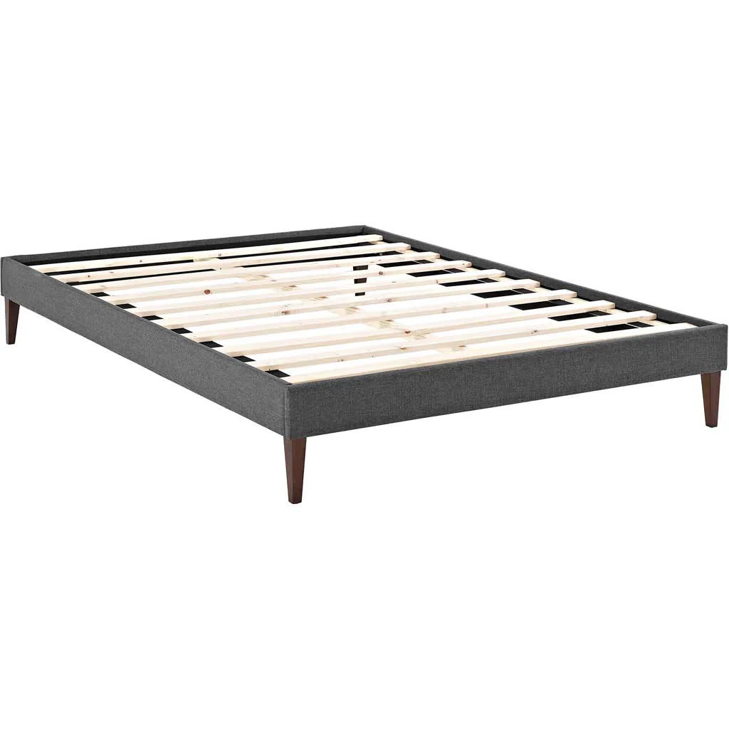 Soren Fabric Bed Gray - Image 4