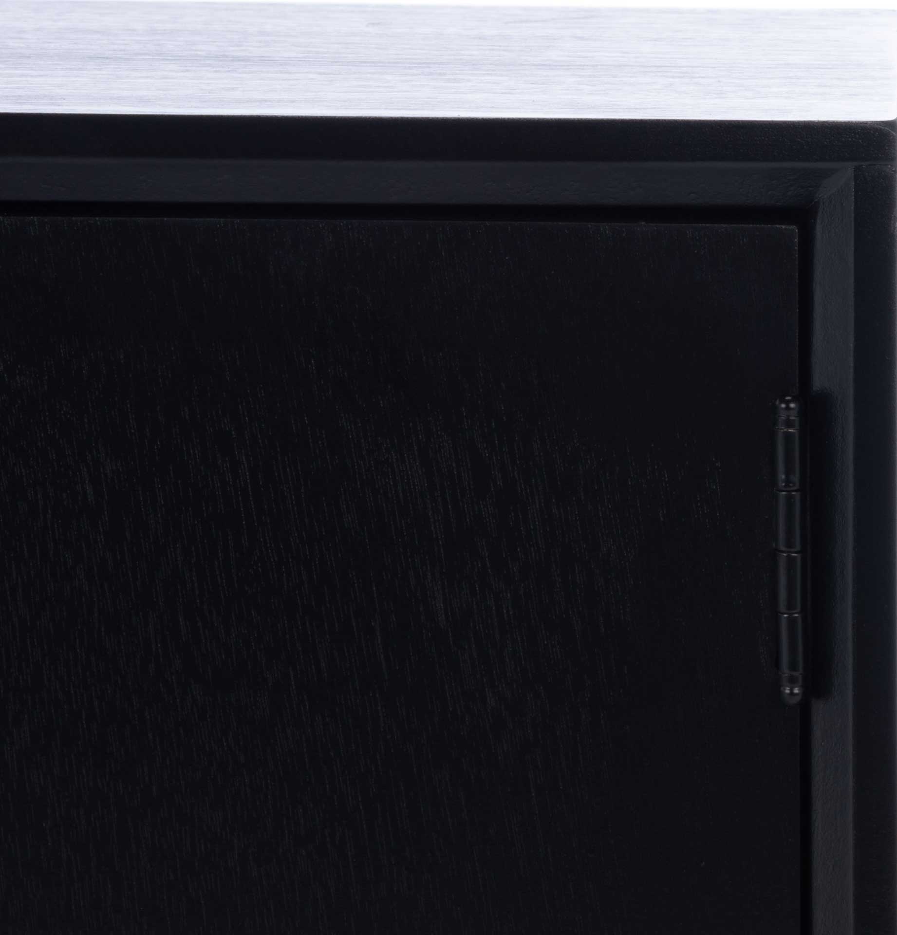 Sorrento 2 Door 1 Shelf Media Stand Black - Image 5