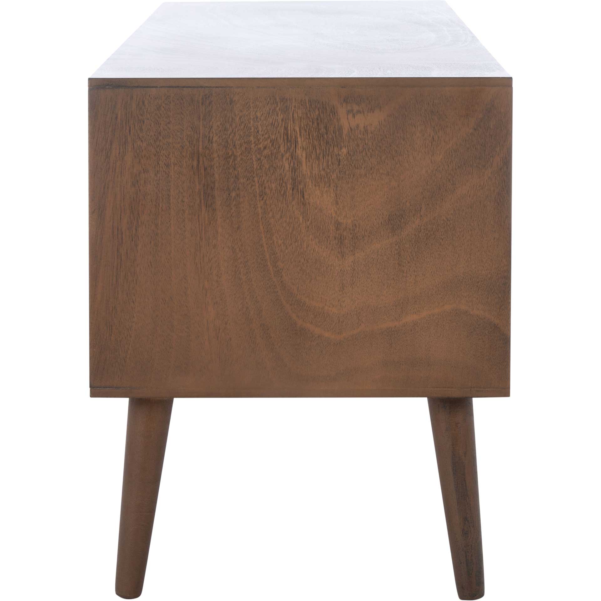 Sorrento 2 Door 1 Shelf Media Stand Brown - Image 3