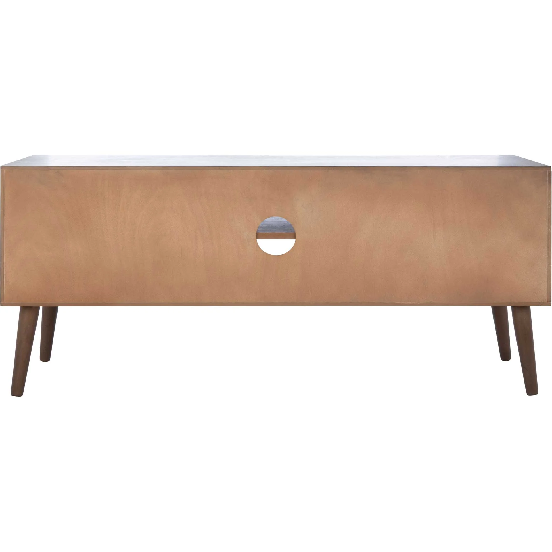 Sorrento 2 Door 1 Shelf Media Stand Brown - Image 4