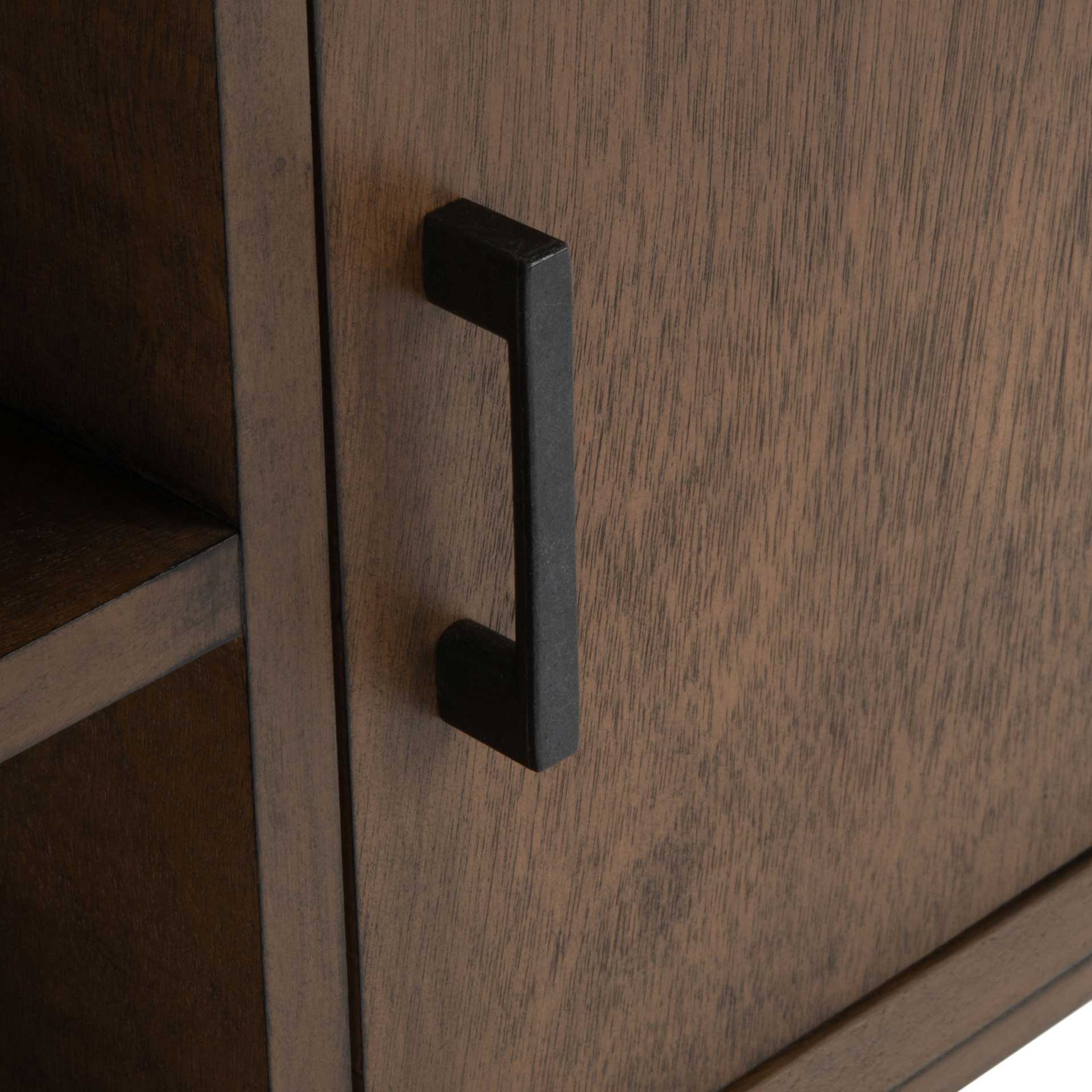 Sorrento 2 Door 1 Shelf Media Stand Brown - Image 6