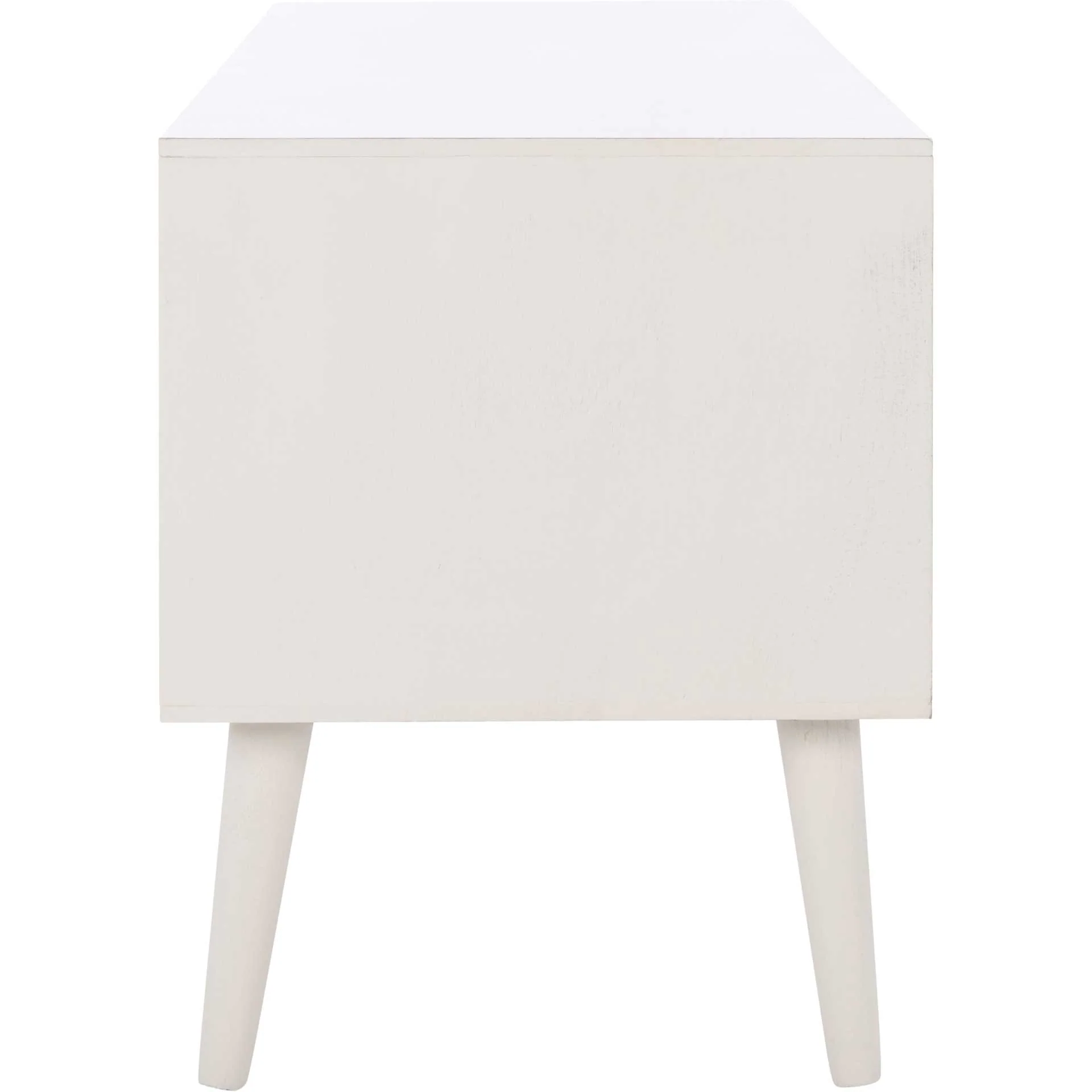 Sorrento 2 Door 1 Shelf Media Stand Distressed White - Image 3