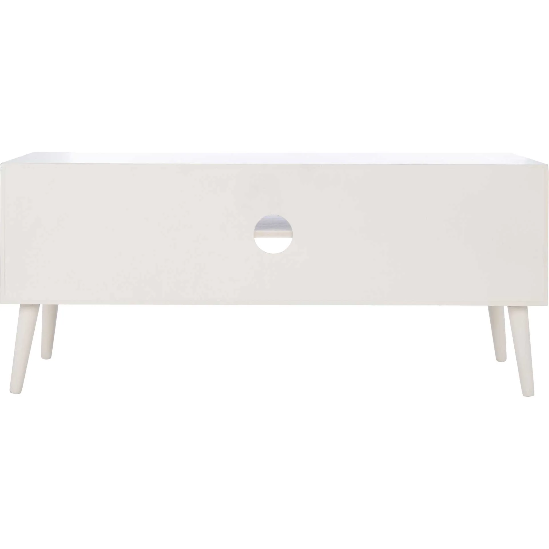 Sorrento 2 Door 1 Shelf Media Stand Distressed White - Image 4