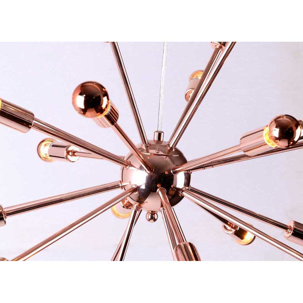 Space Hanging Chandelier Copper - Image 4