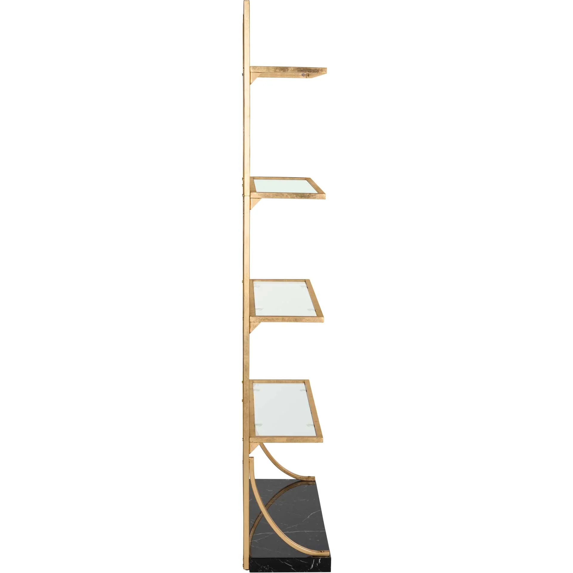 Sparkle Marble Base Etagere Gold/Black/Clear - Image 3