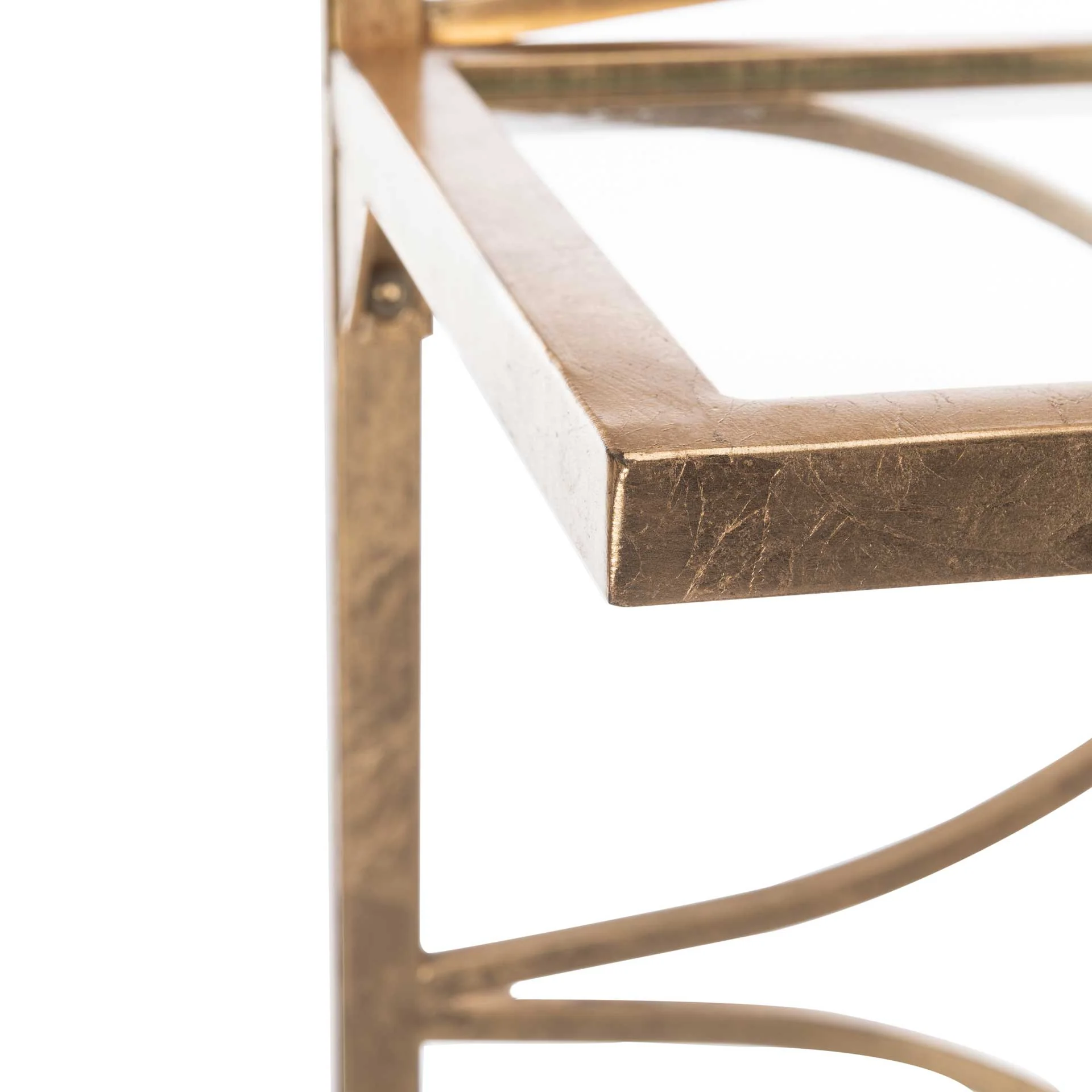 Sparkle Marble Base Etagere Gold/White/Clear - Image 7