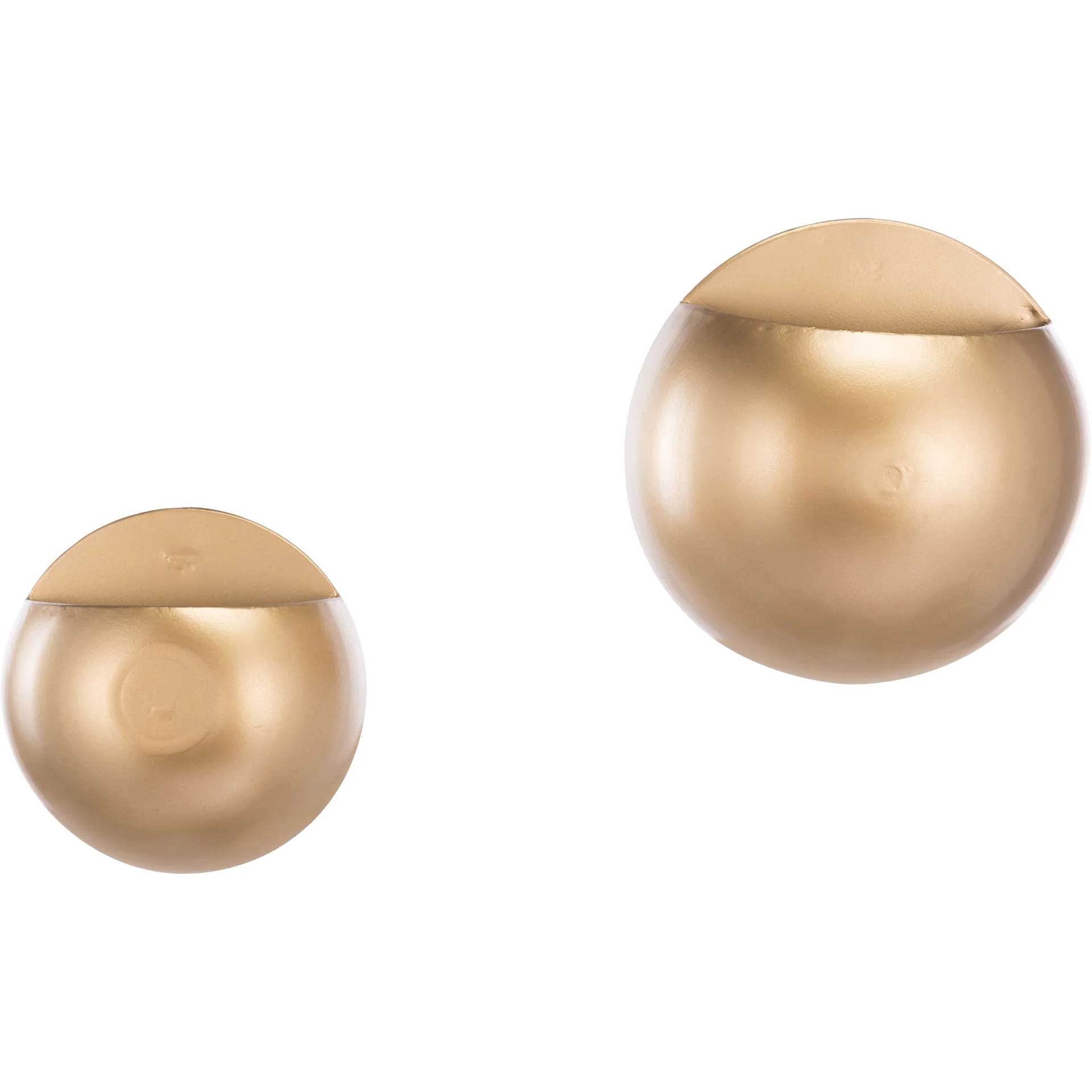 Sphere Wall Vase Antique (Set of 2) - Image 2