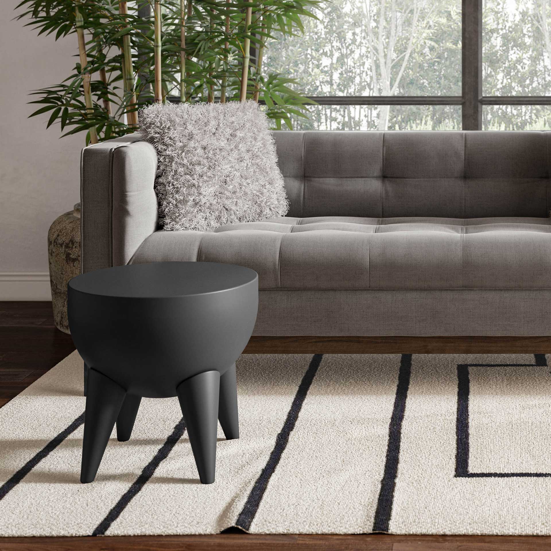 Spike Side Table Black - Image 6