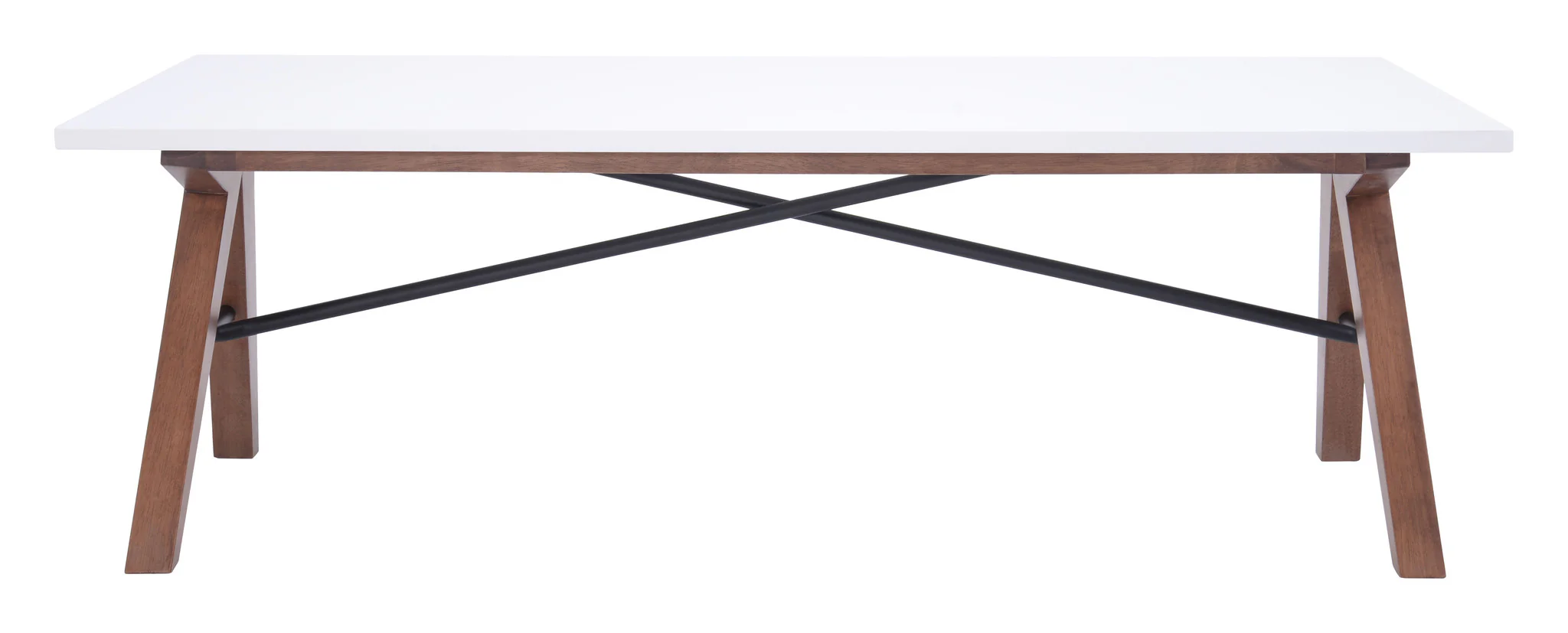 Spirit Coffee Table Walnut & White - Image 3