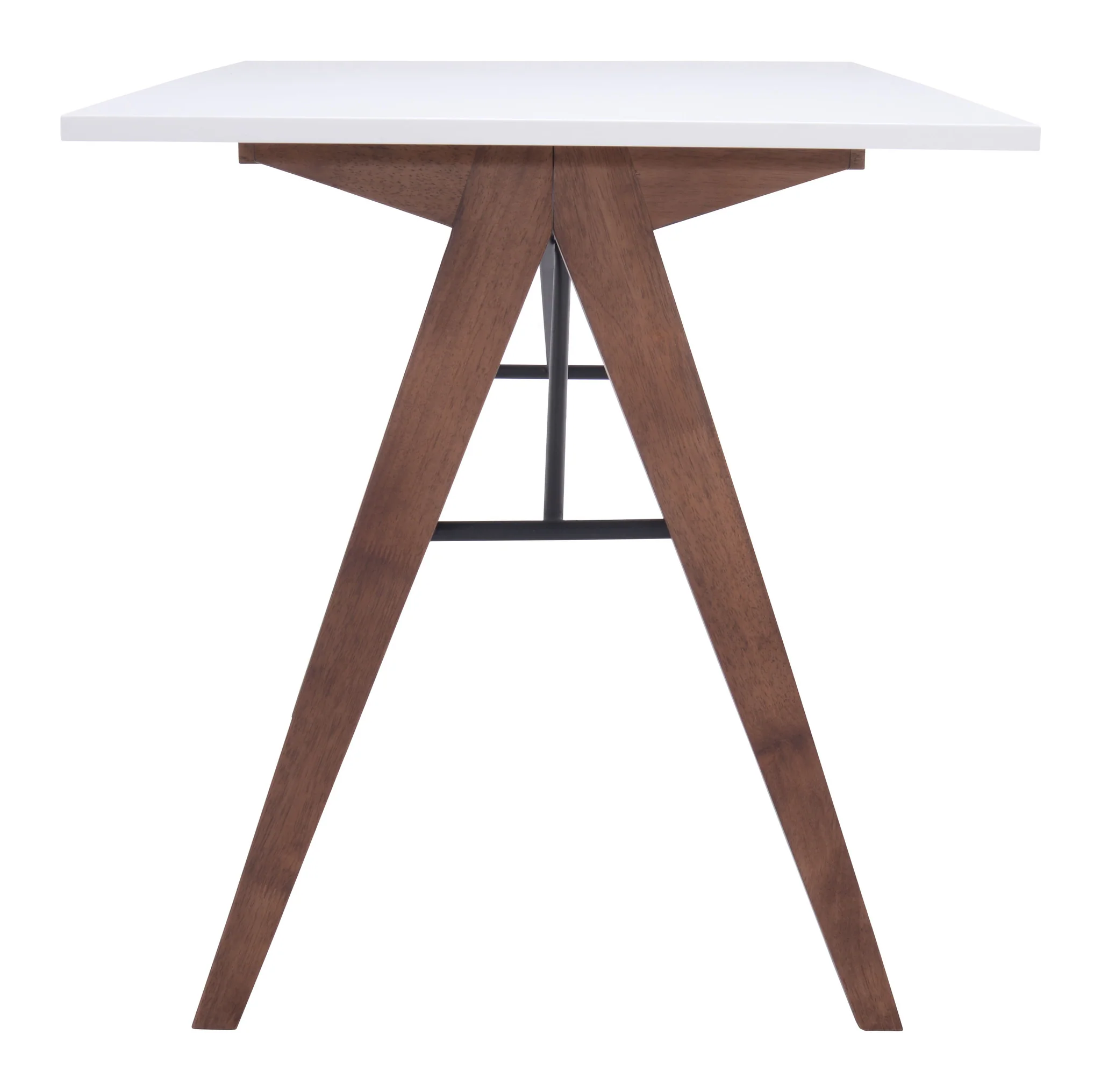 Spirit Desk Walnut & White - Image 2