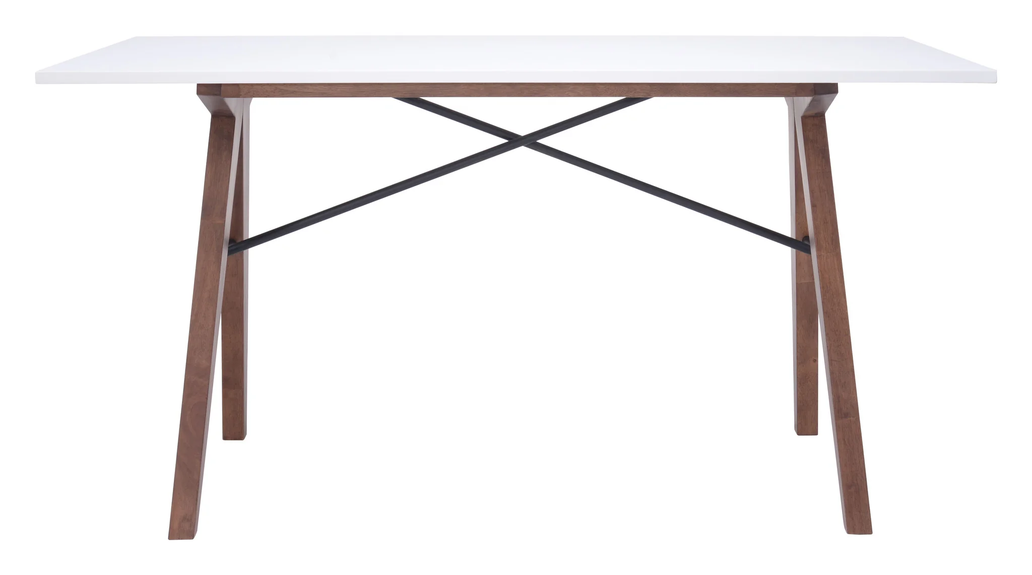 Spirit Desk Walnut & White - Image 3