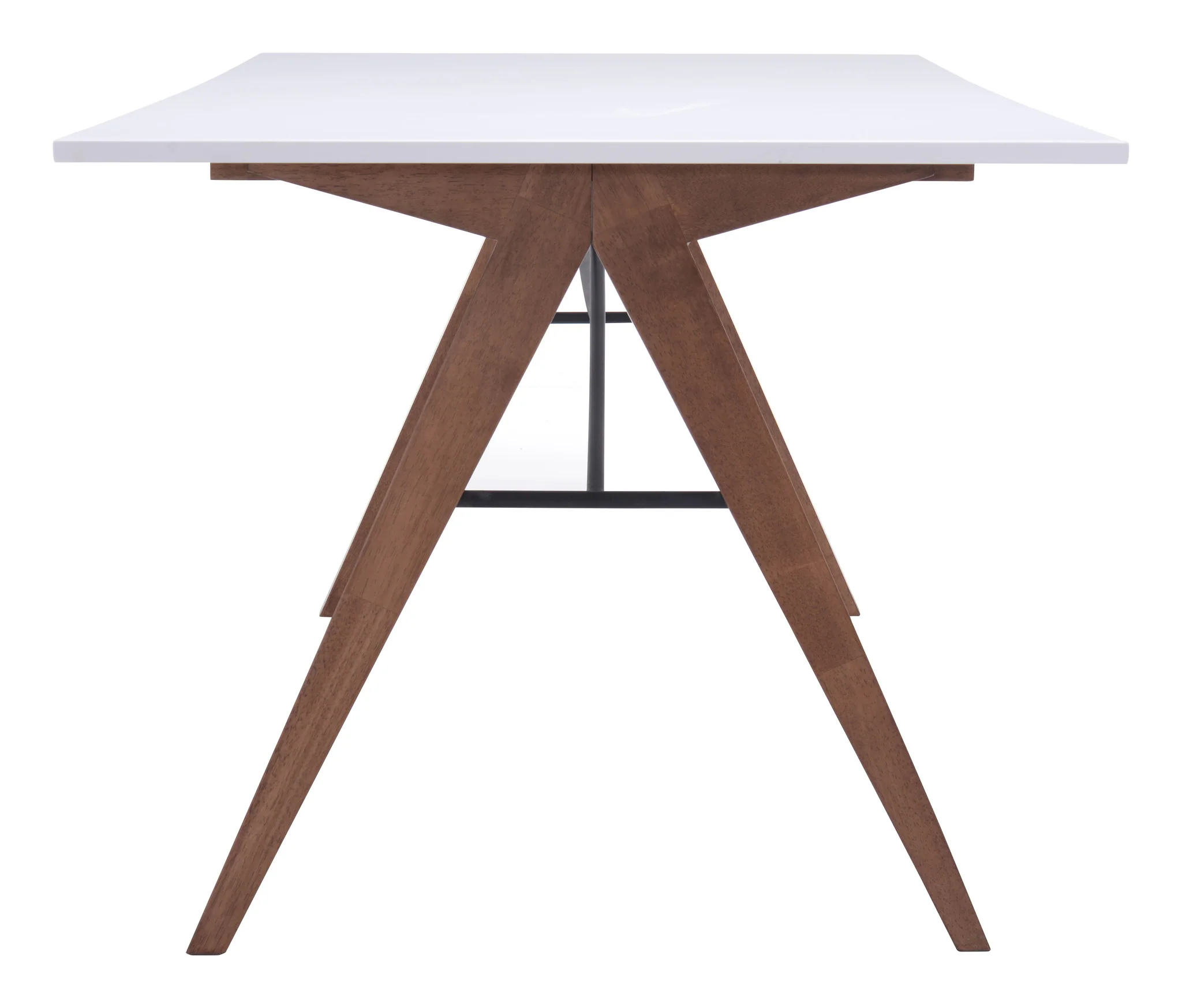 Spirit Dining Table Walnut & White - Image 2