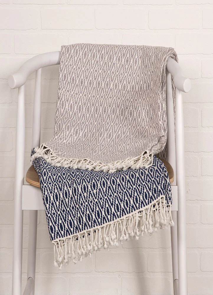 Spirit Opal Gray/Cloud Dancer Throw - Image 2