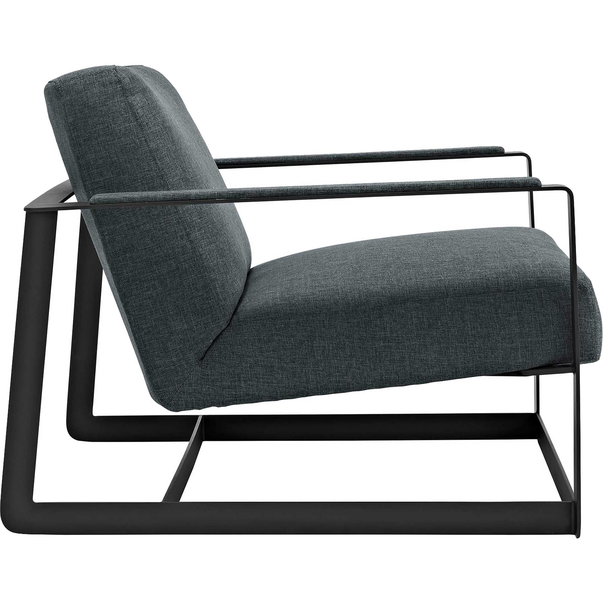 Spirit Upholstered Fabric Accent Chair Gray - Image 2