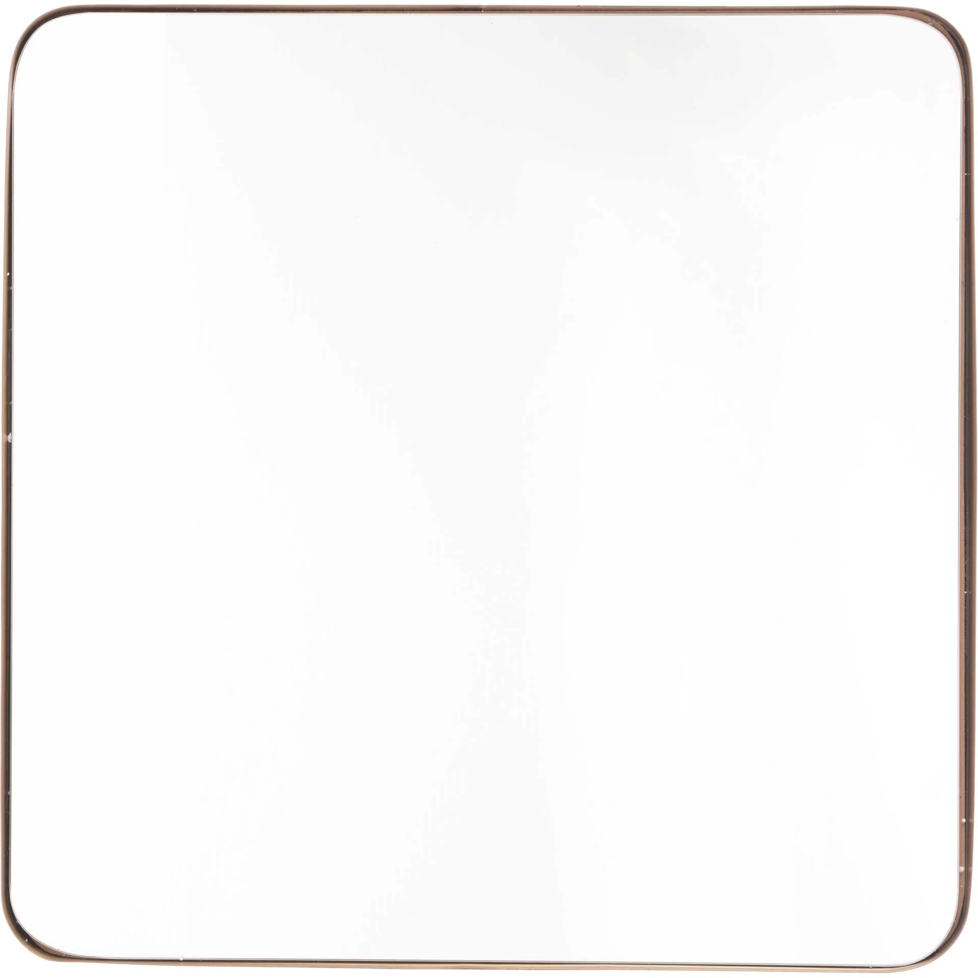Square Inset Metal Mirror Gold - Image 2