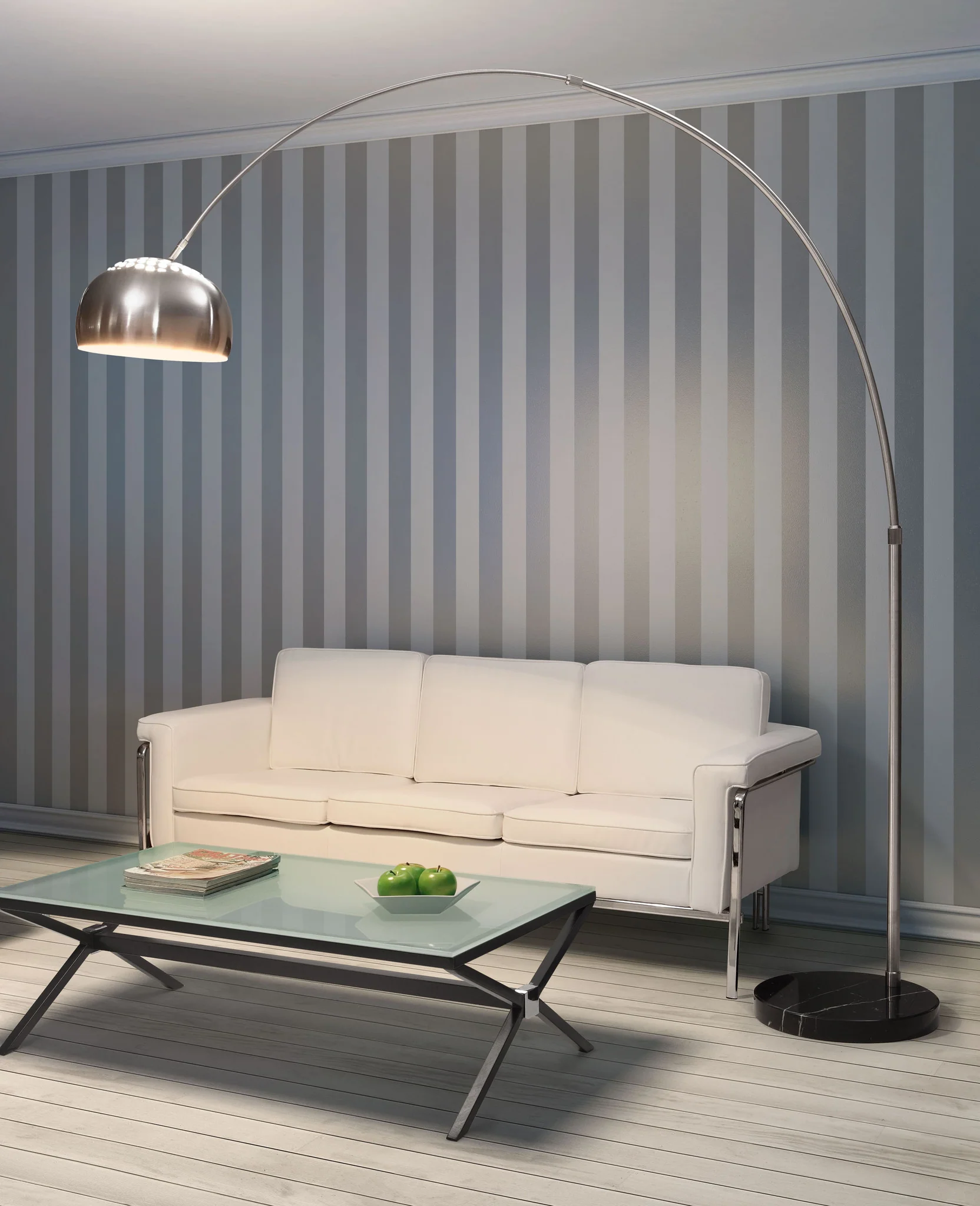 St. Clair Floor Lamp Satin - Image 2