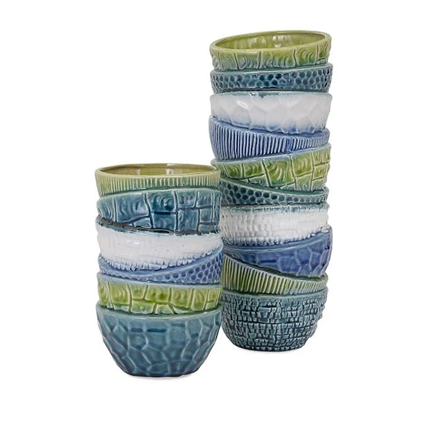 Stacked Bowl Vase Tall - Image 2