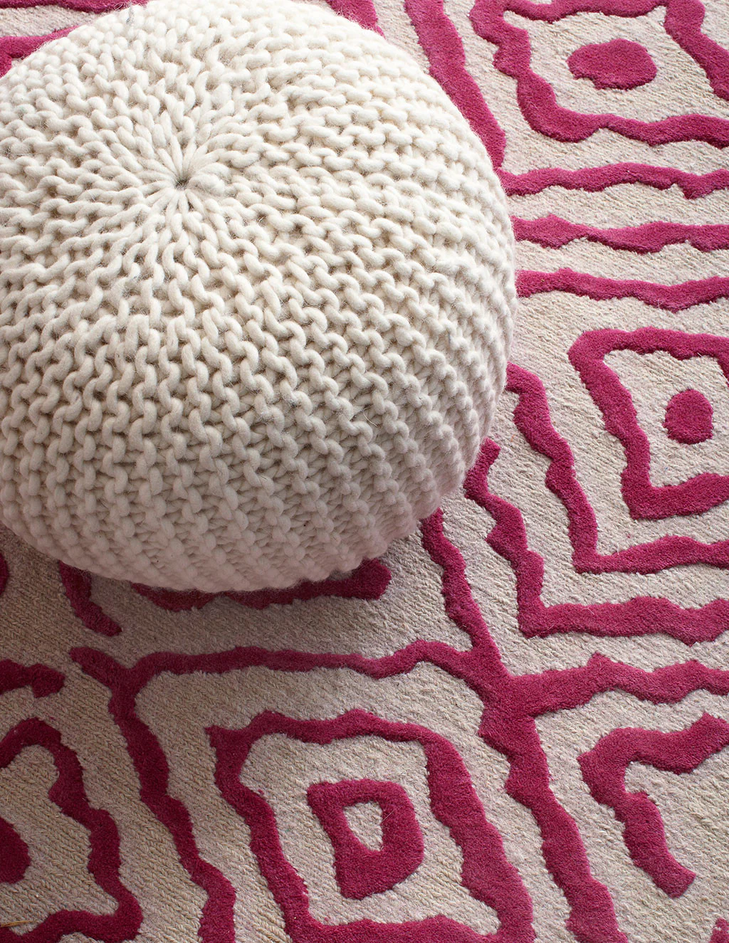 Standard Solid Neutral Sphere Pouf - Image 2