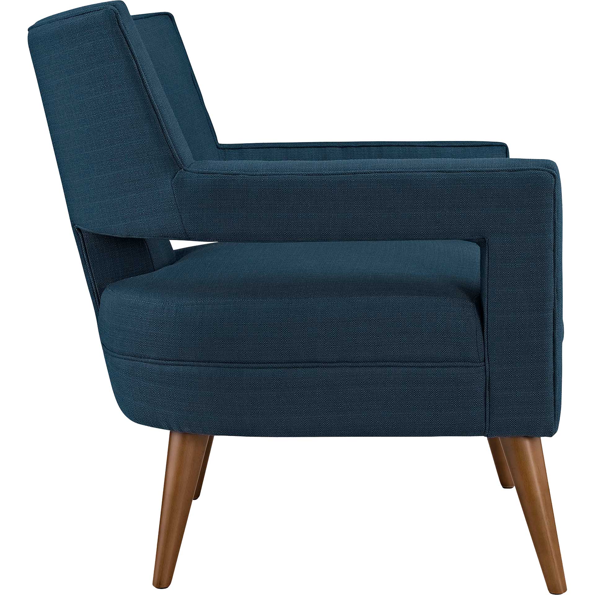 Stanley Upholstered Fabric Armchair Azure - Image 2