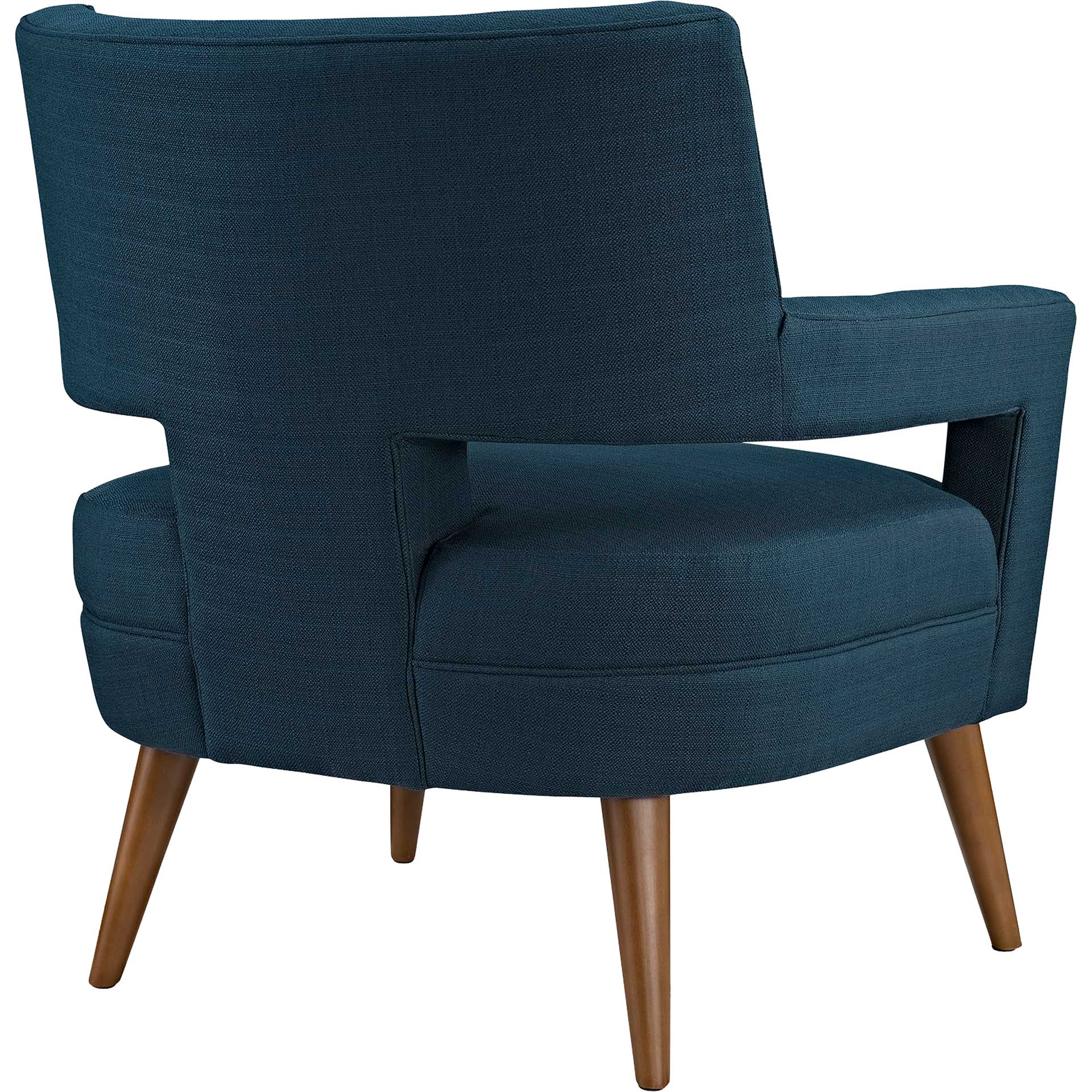 Stanley Upholstered Fabric Armchair Azure - Image 3