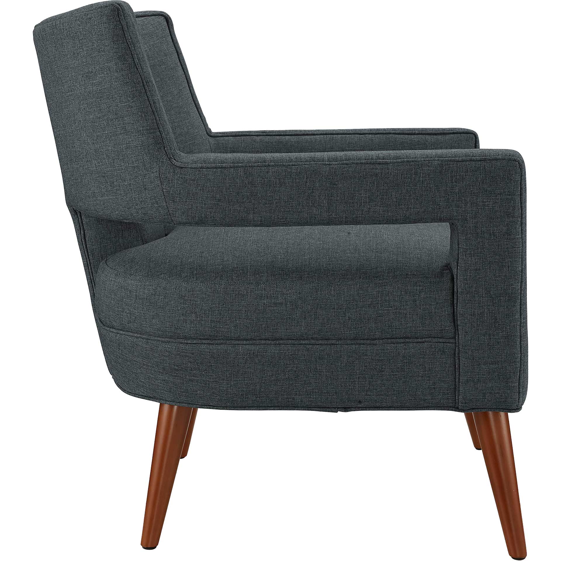 Stanley Upholstered Fabric Armchair Gray - Image 2
