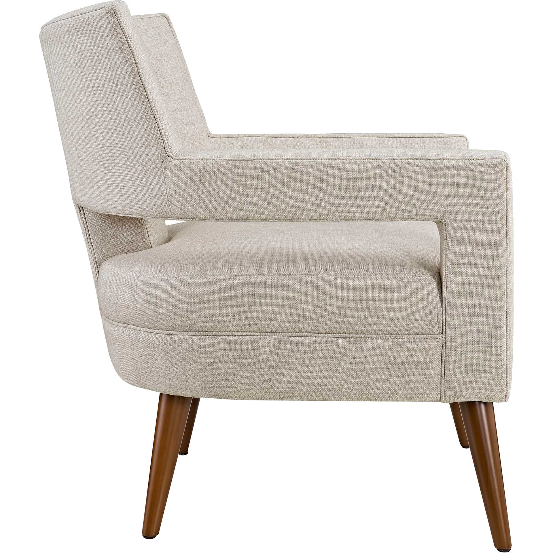 Stanley Upholstered Fabric Armchair Sand - Image 2