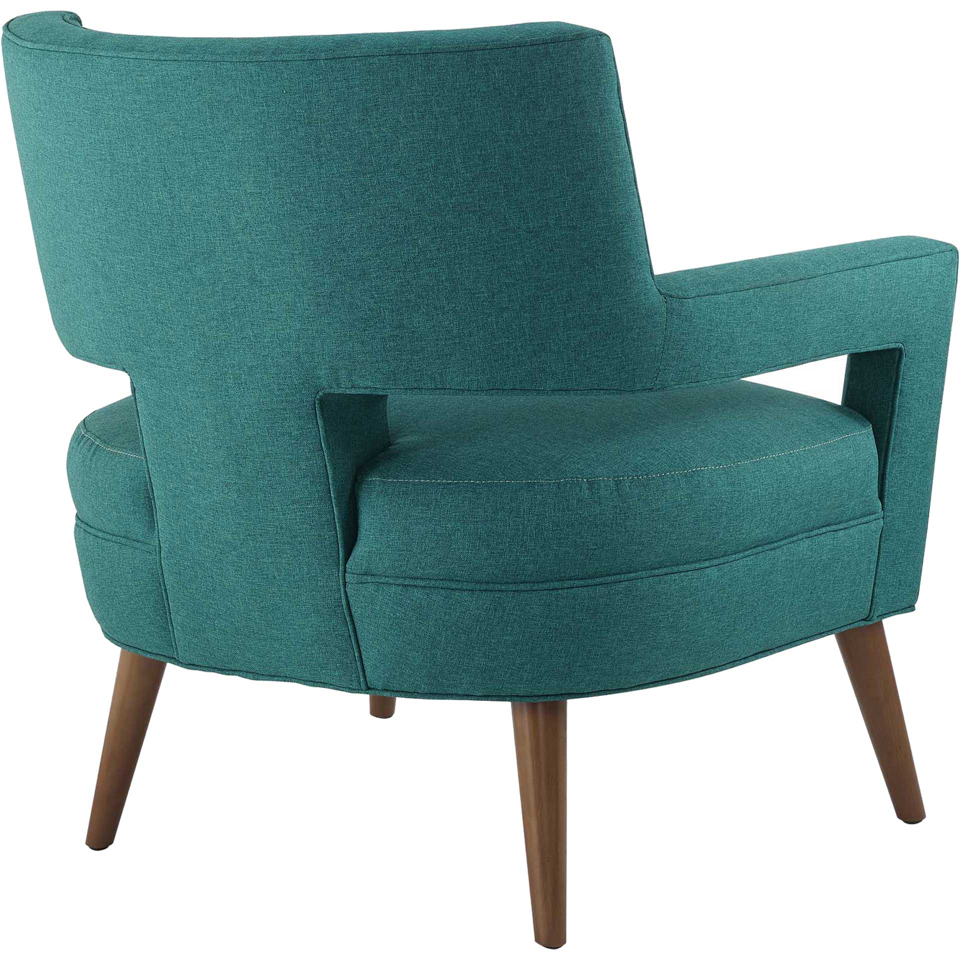 Stanley Upholstered Fabric Armchair Teal - Image 3